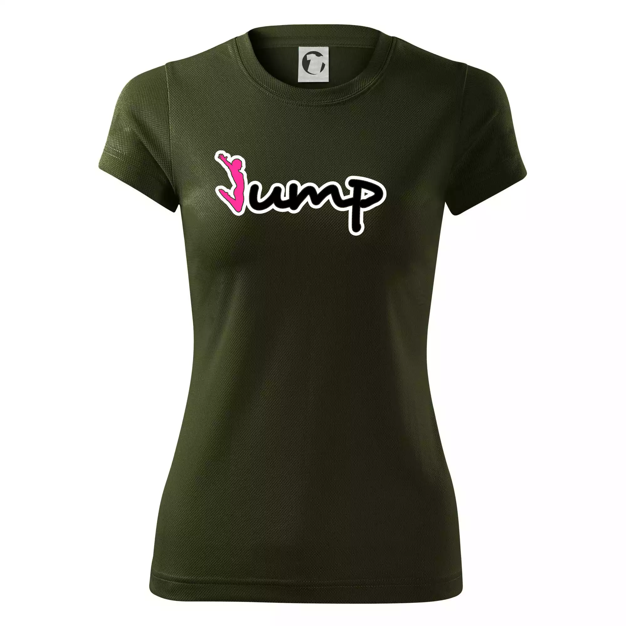 Jump - nápis a panáček