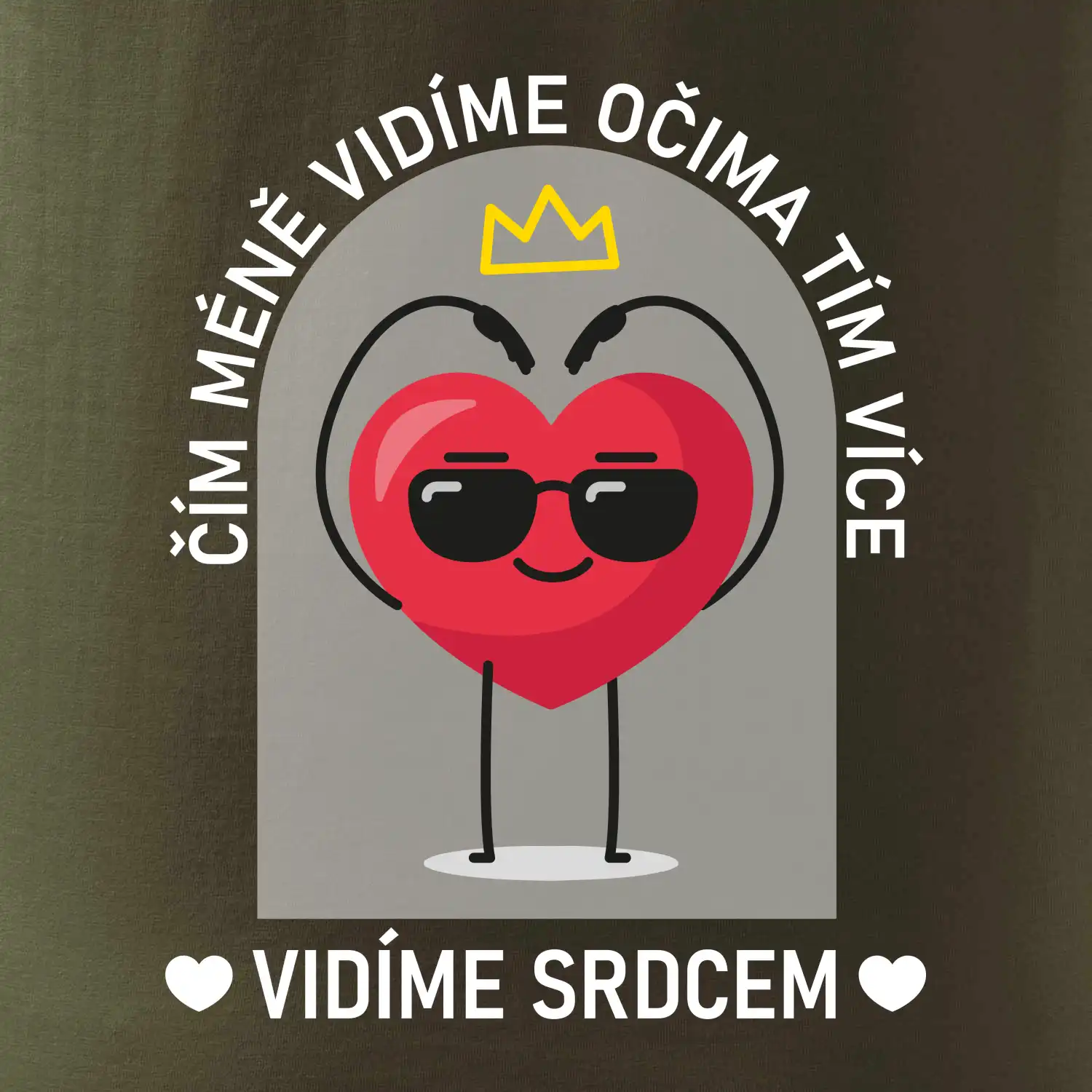 Čím méně vidíme očima tím více vidíme srdcem