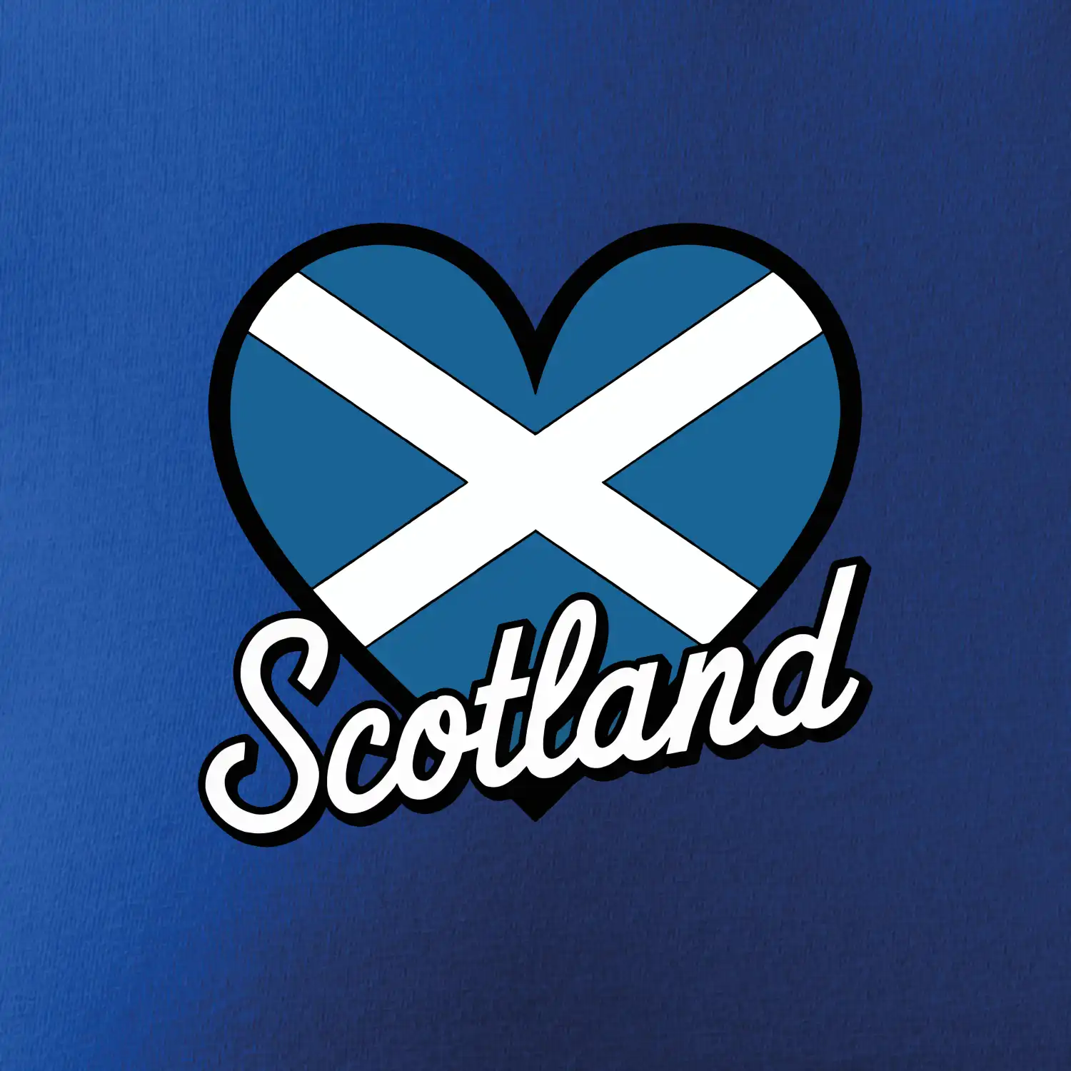 Scotland Srdce s vlajkou
