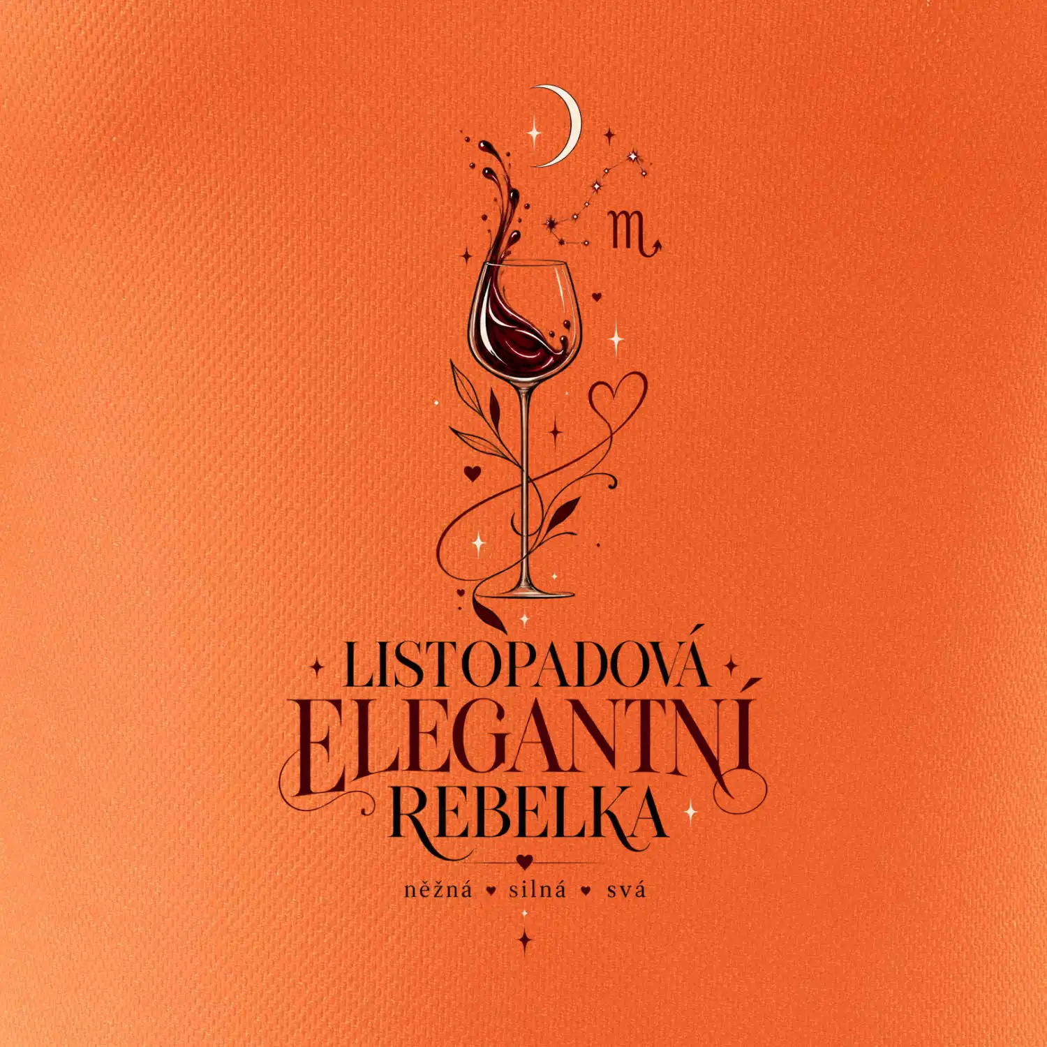 Listopadová elegantní rebelka s hvězdami