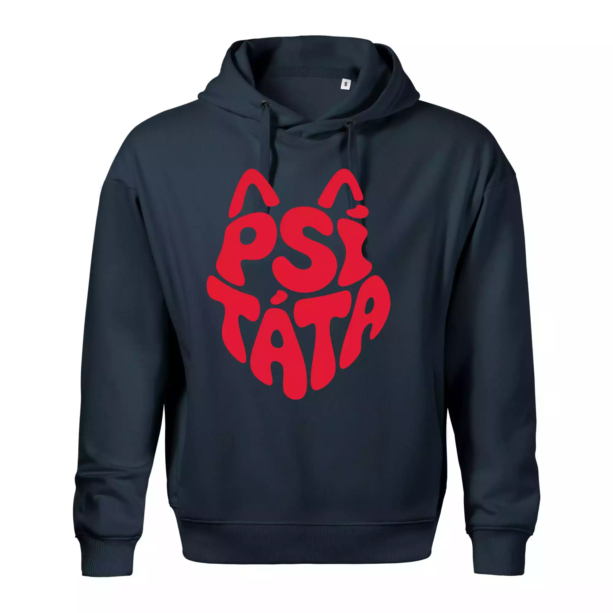 Psí táta nápis v hlavě
