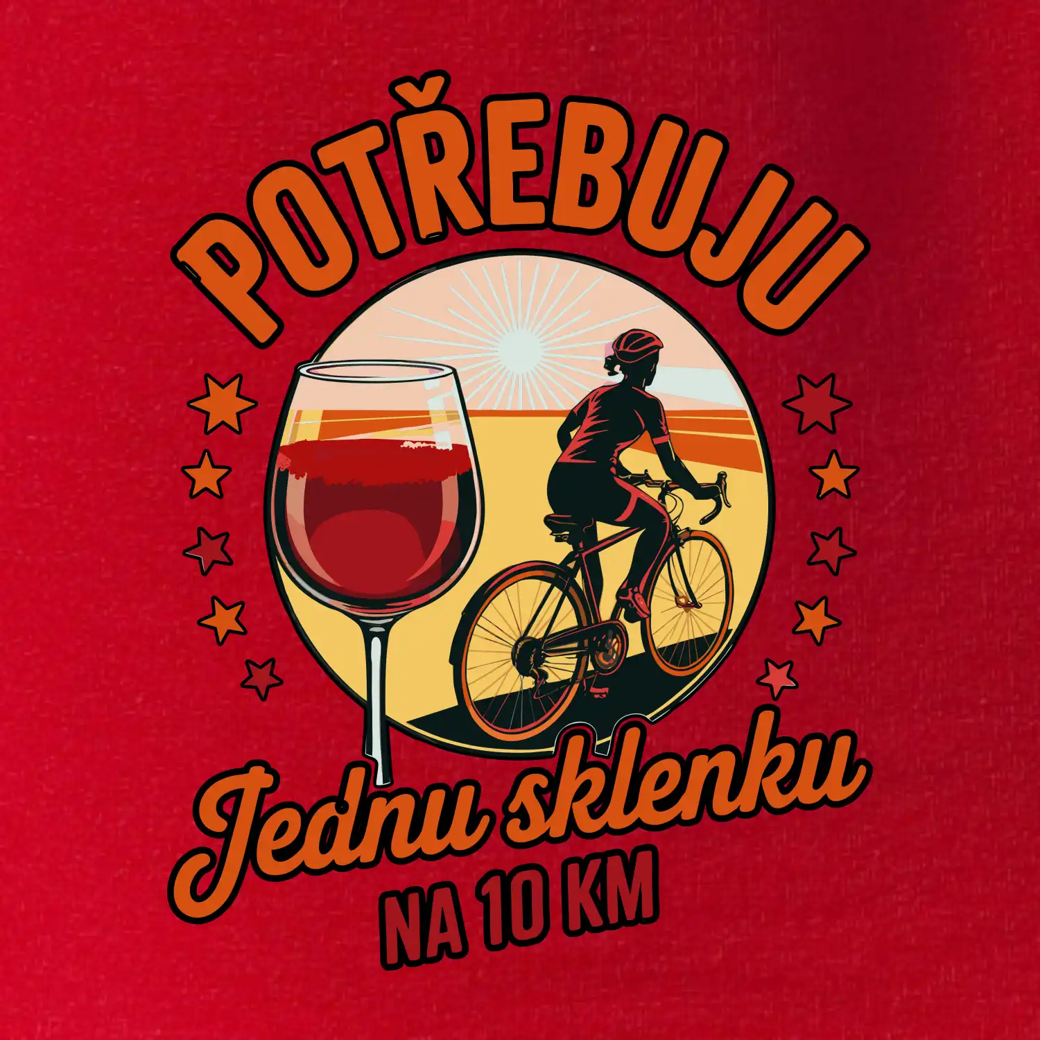 Potřebuju jednu sklenku na 10km