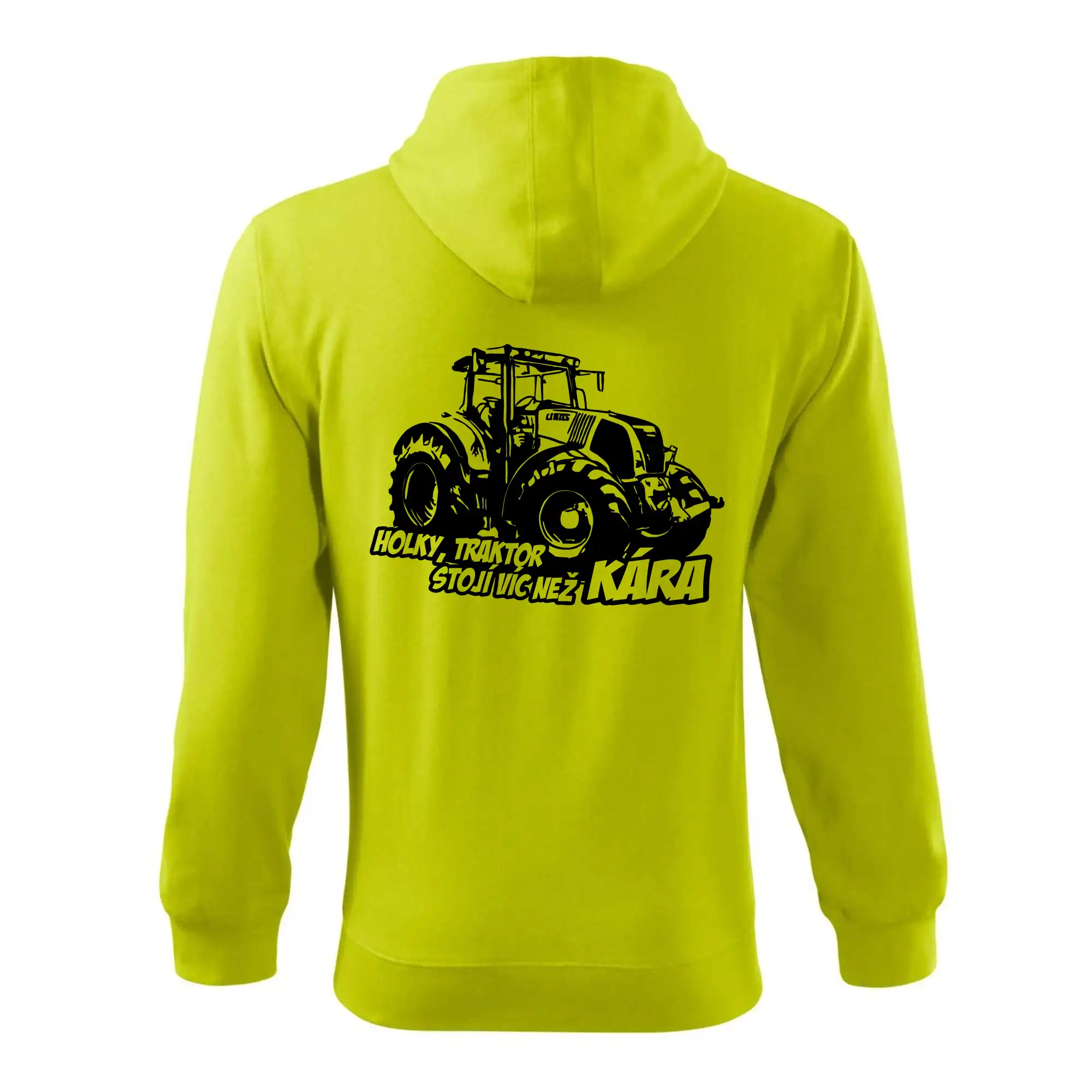 Holky, traktor stojí víc než kára