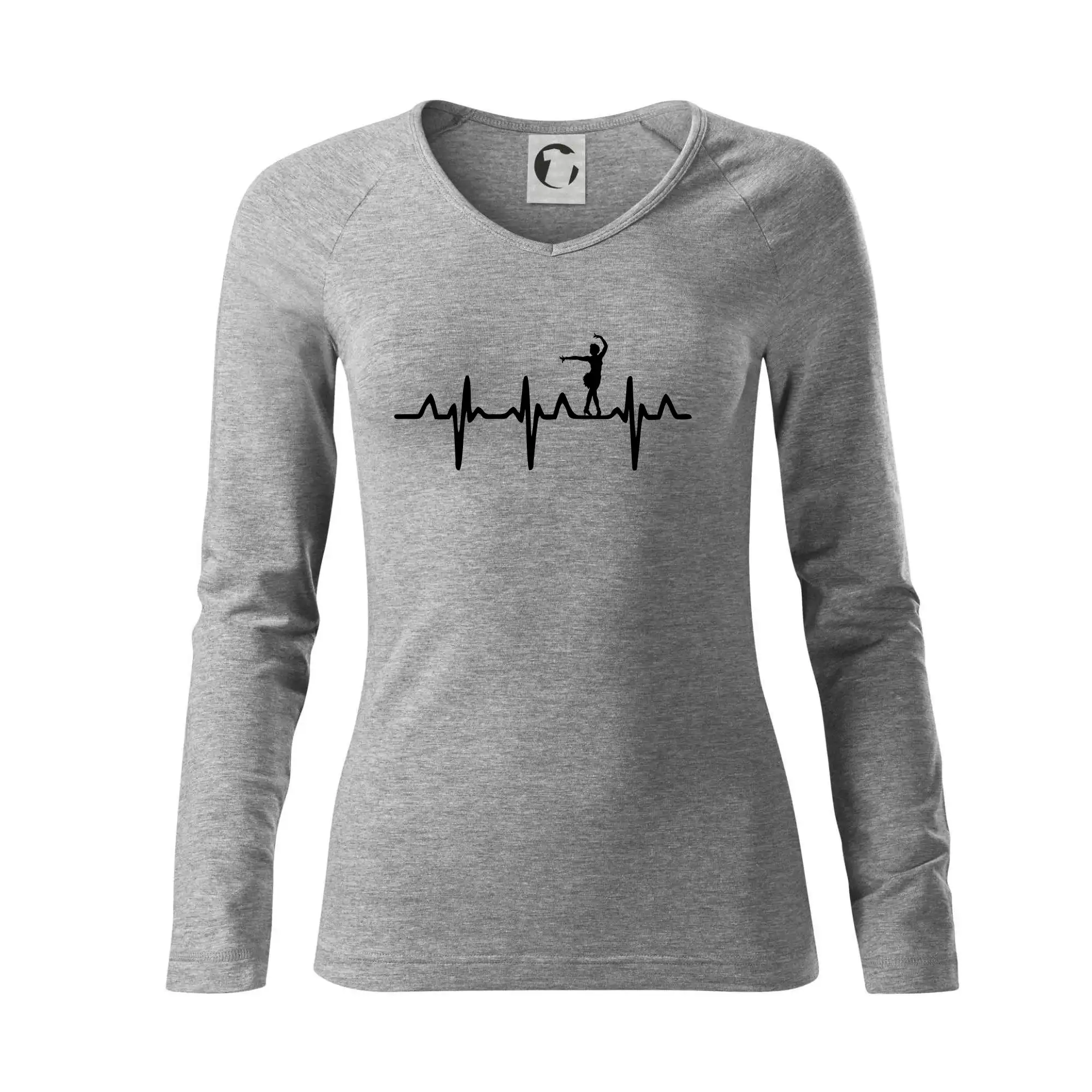 EKG tanečnice salsy