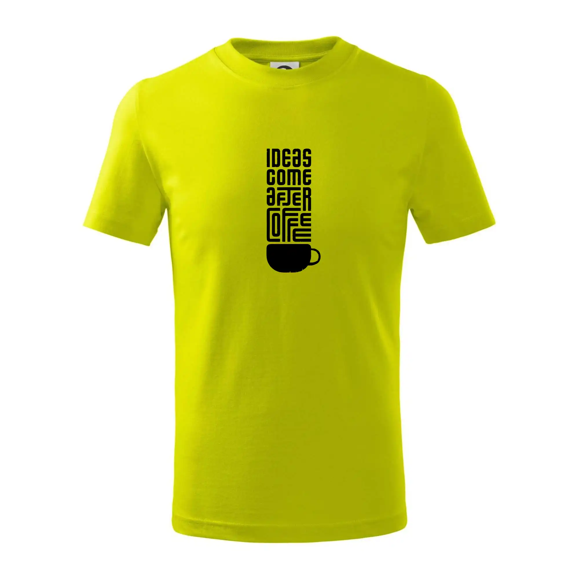 Ideas come after coffee