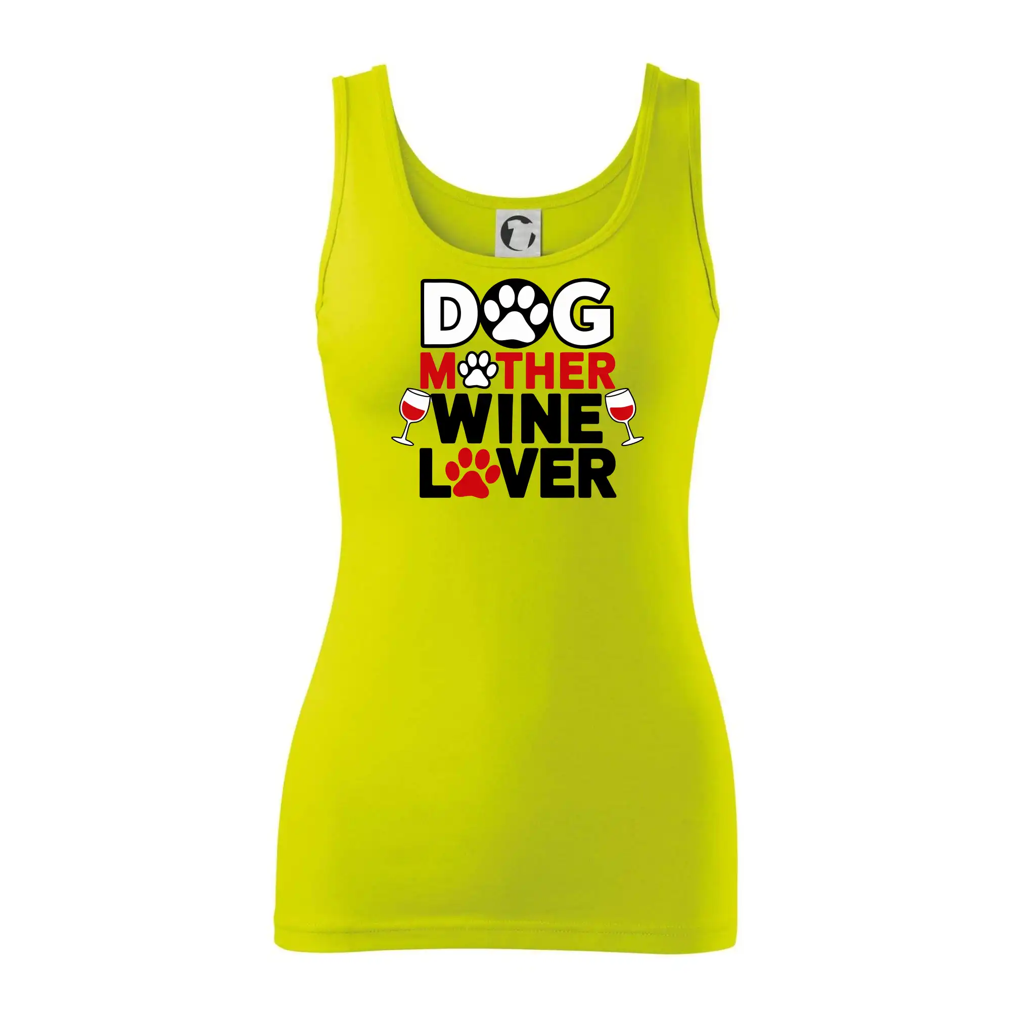 Dog mother wine lover