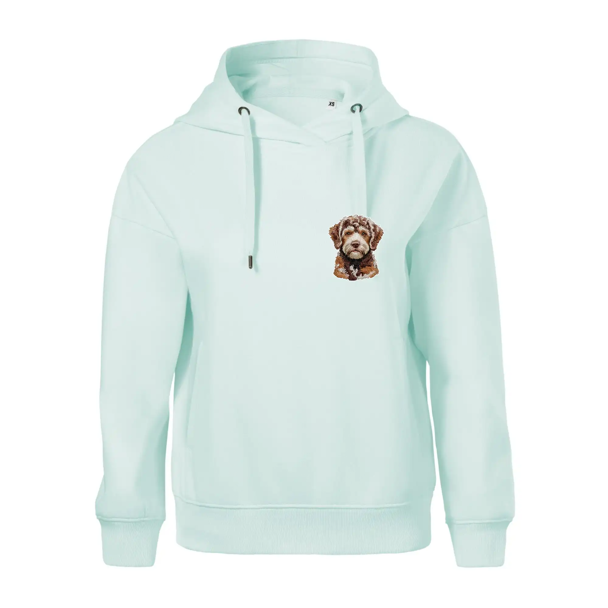 Lagotto romagnolo vyšívaná hlava na prsu