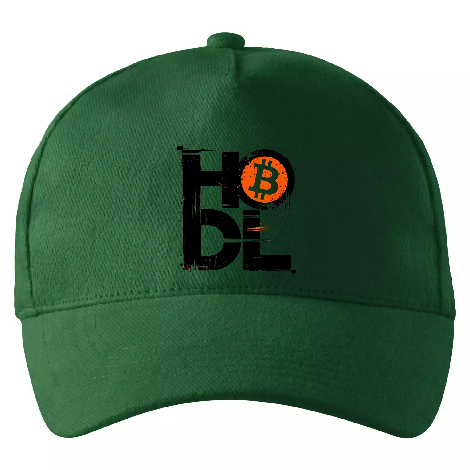 Hodl velký nápis a logo BTC