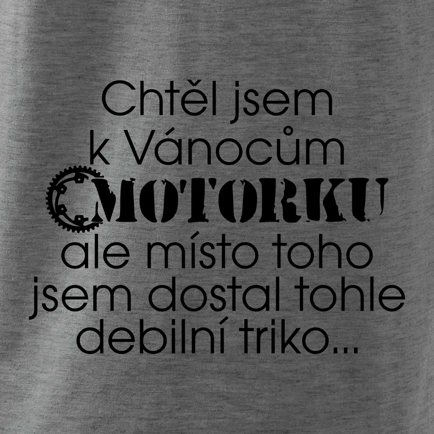 Chtěl jsem dostat motorku - Vánoce