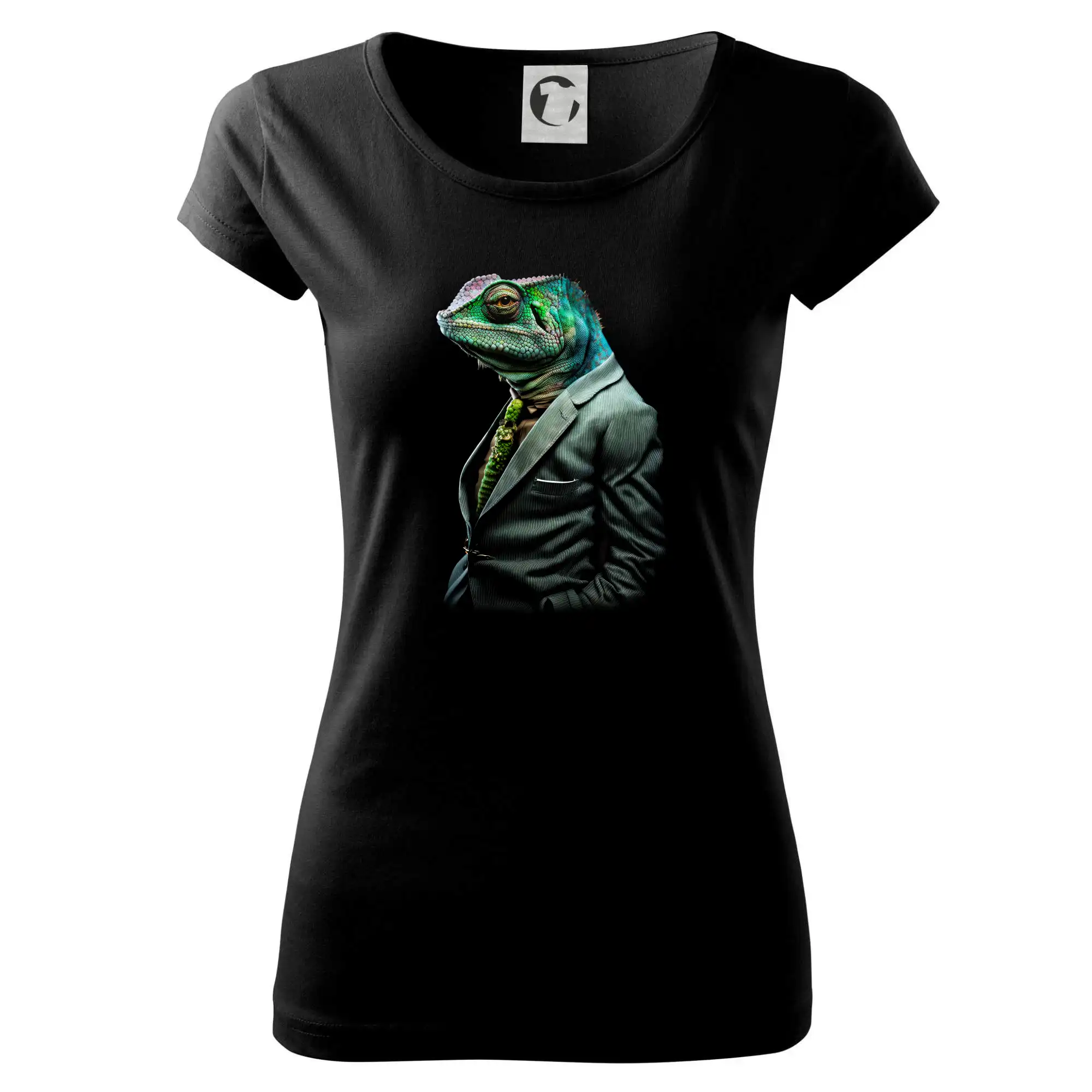 Chameleon v obleku