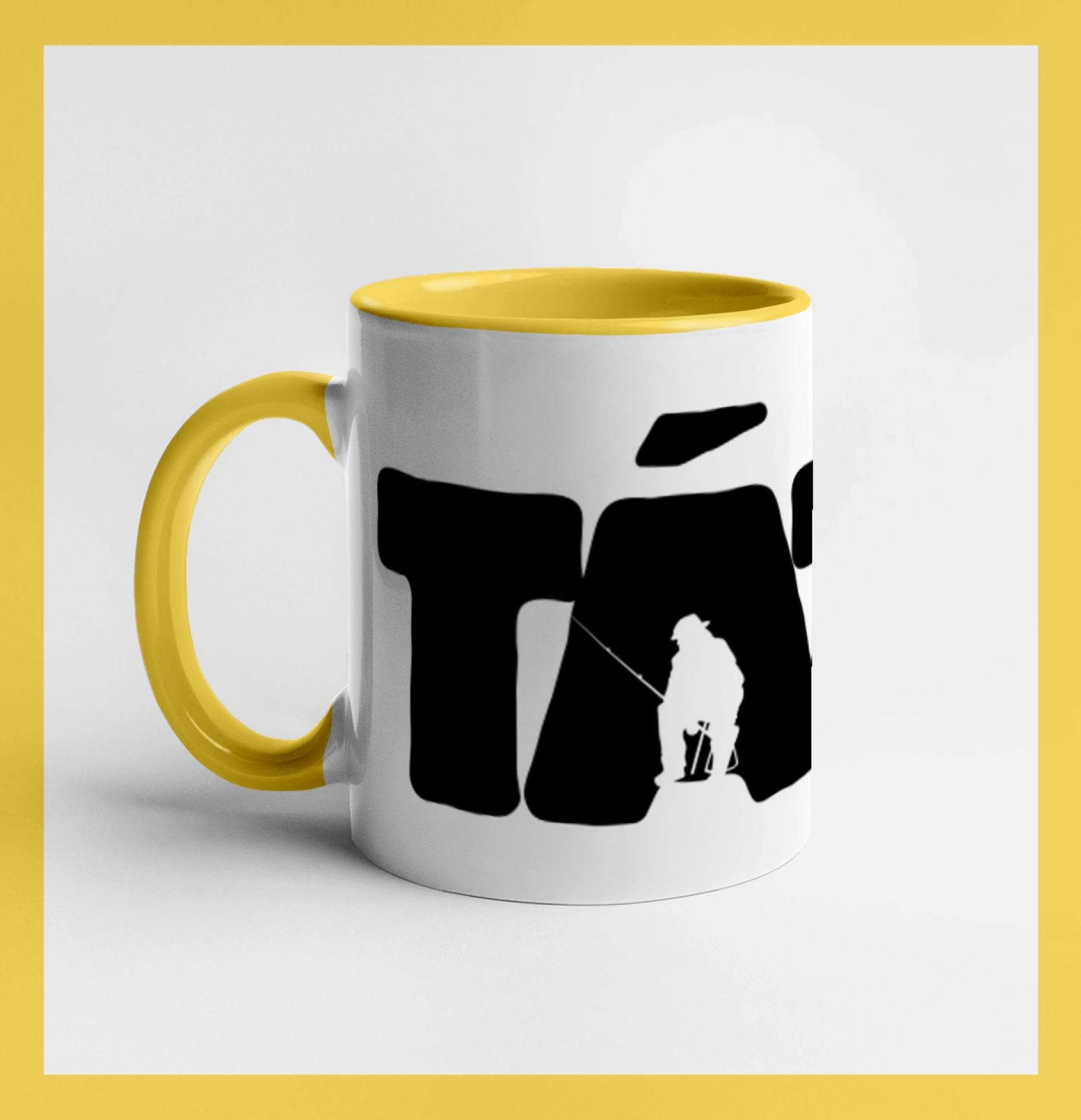 Táta nápis - rybář