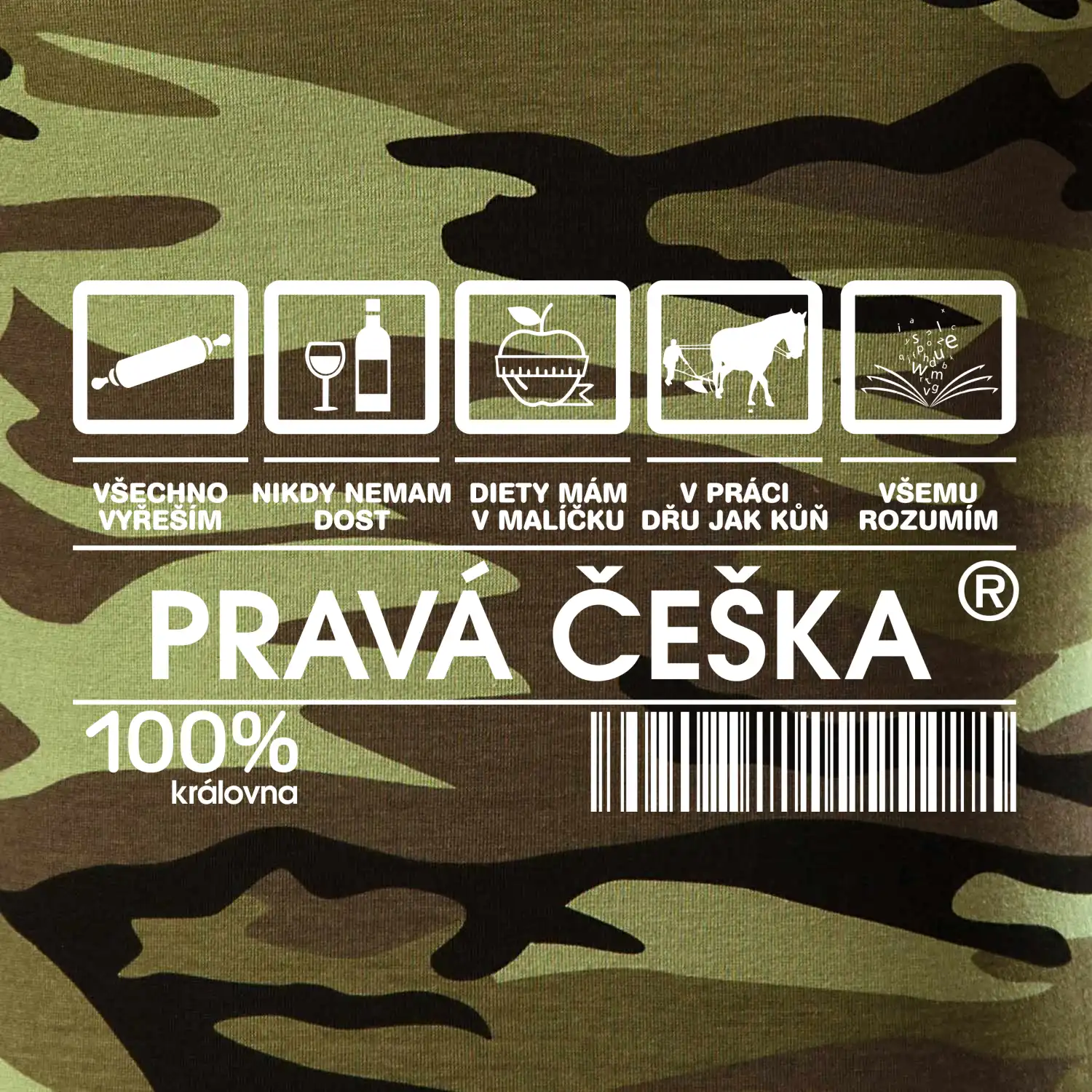 Čárový kód  - Pravá Češka