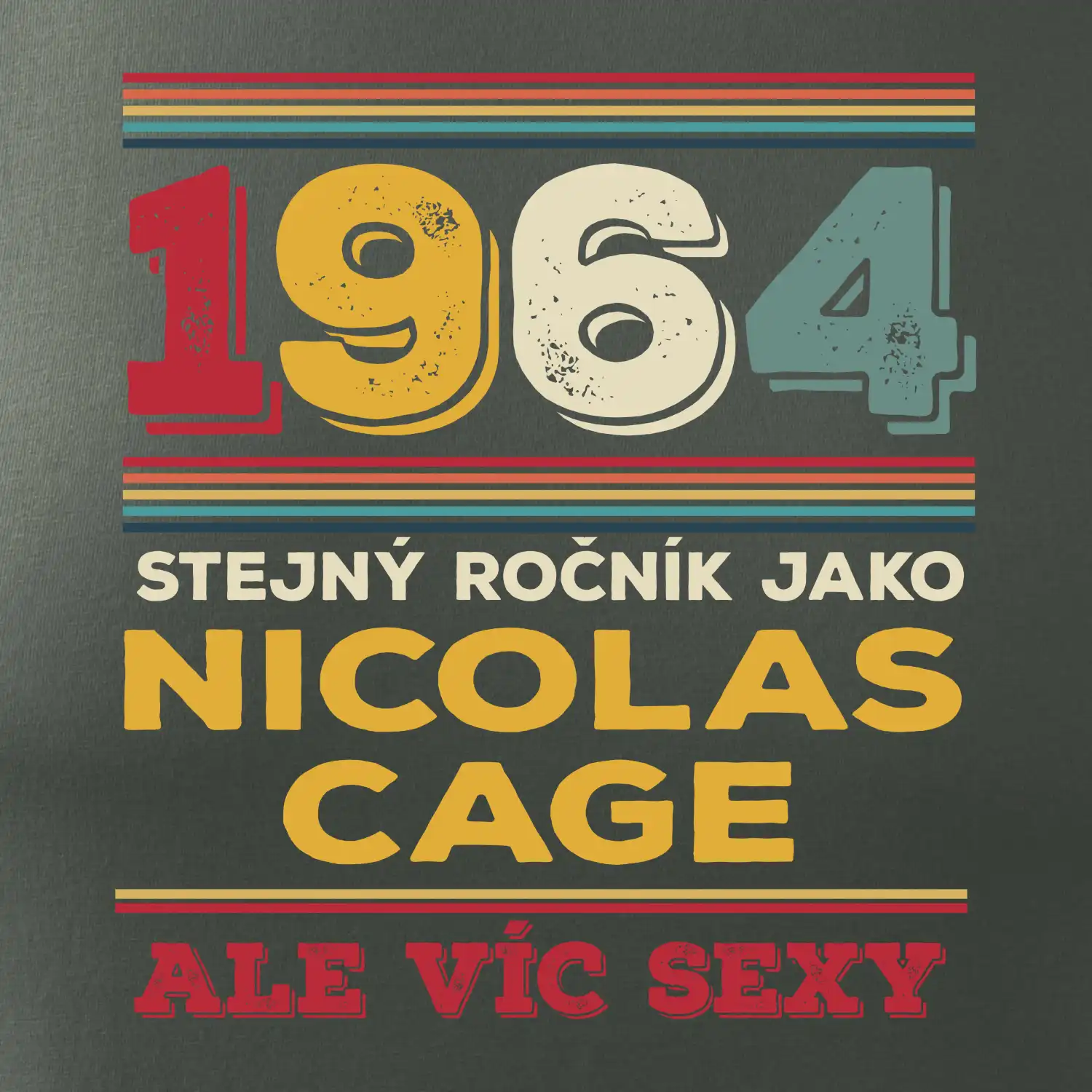 1964 stejný ročník jako Nicolas Cage