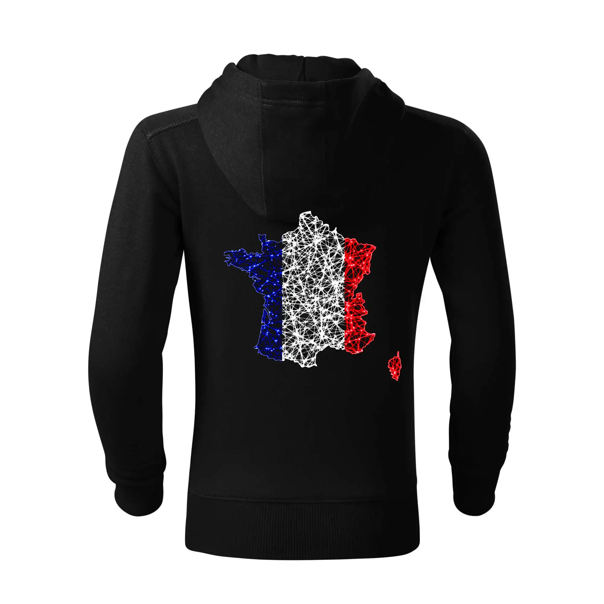 Francouzská vlajka body mapa