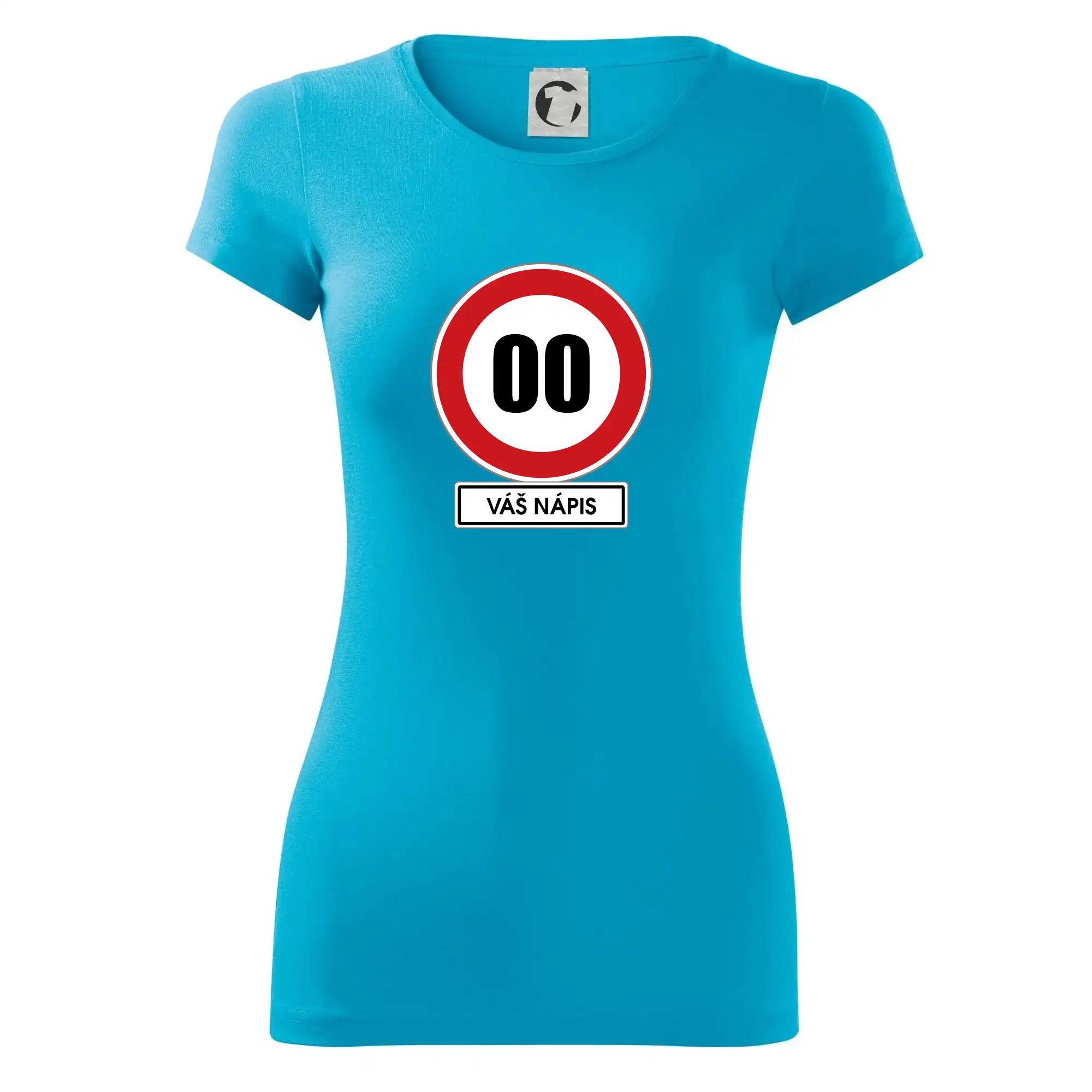 Dopravní značka - rychlost - váš nápis