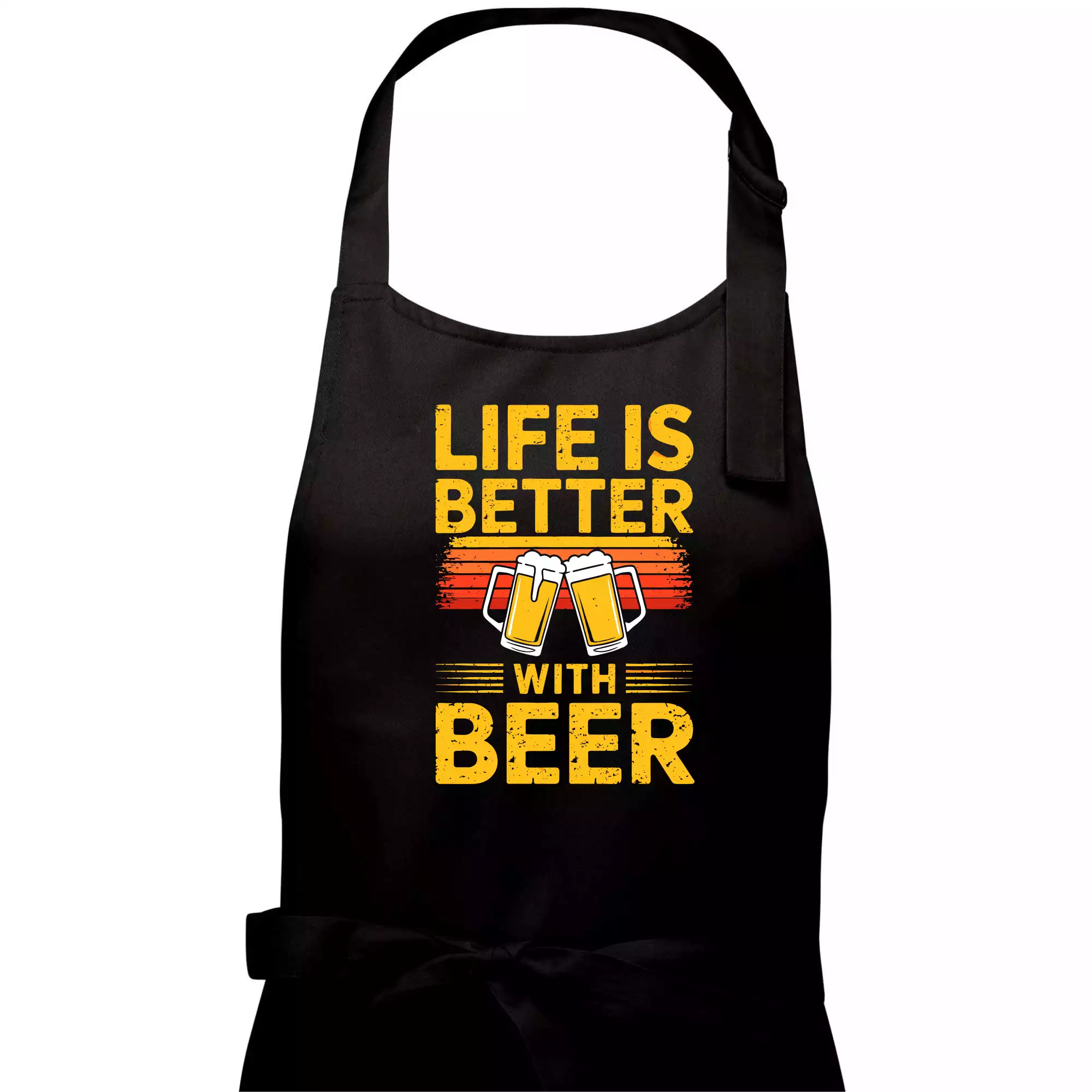 Life is better with beer - oranžové