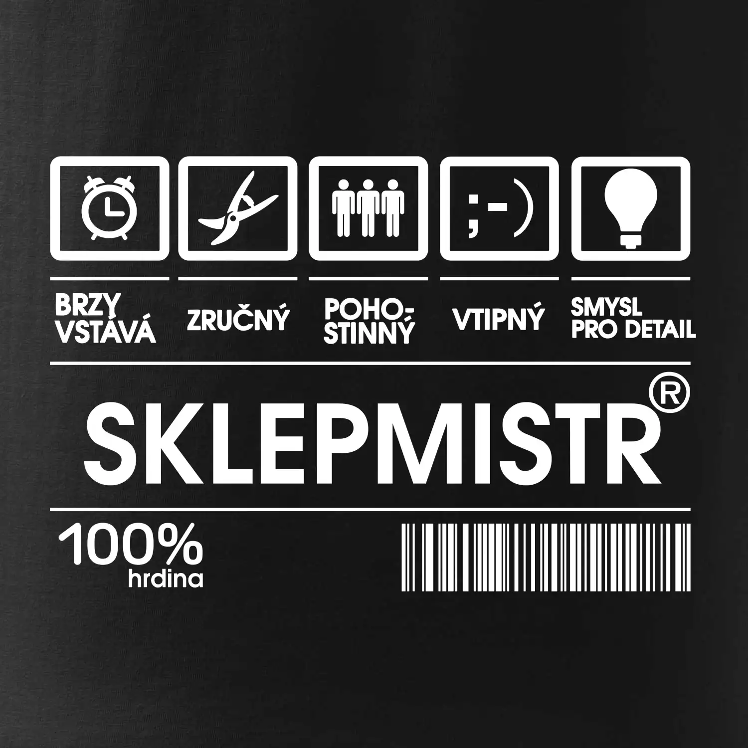 Čárový kód sklepmistr