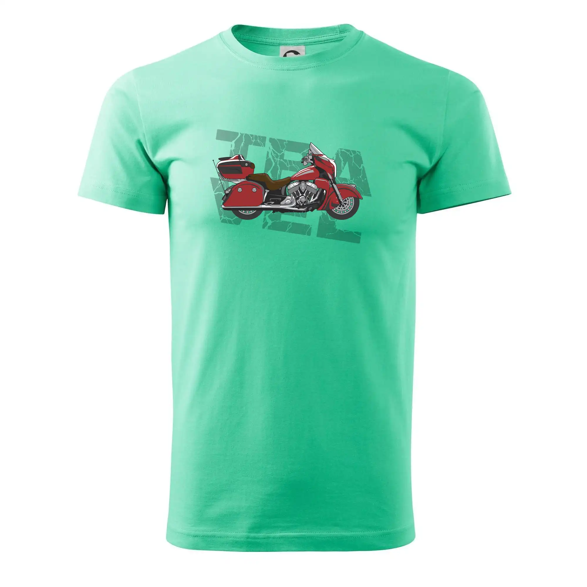 Cestovní motorka Amerika červená