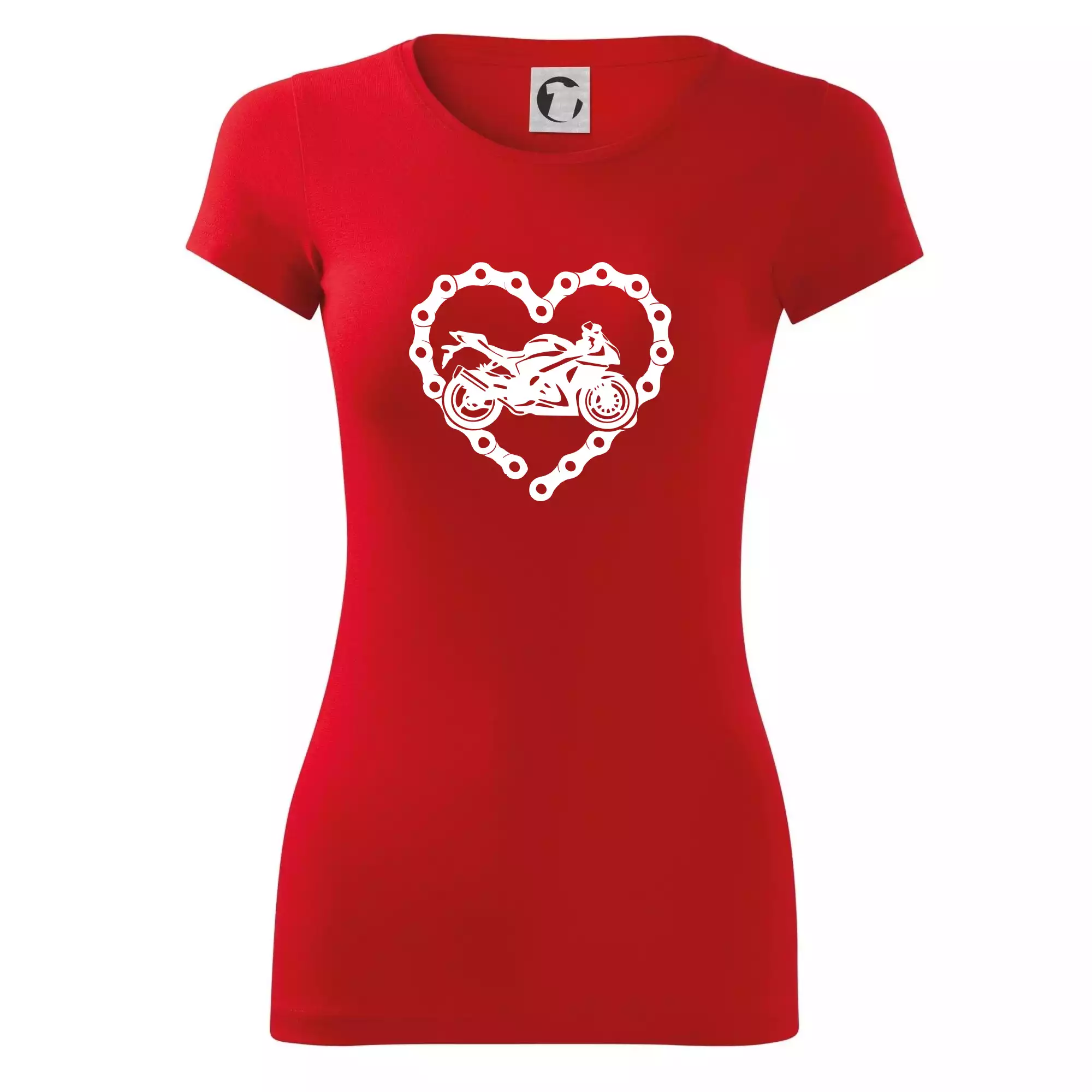 Moto srdce řetěz - silniční