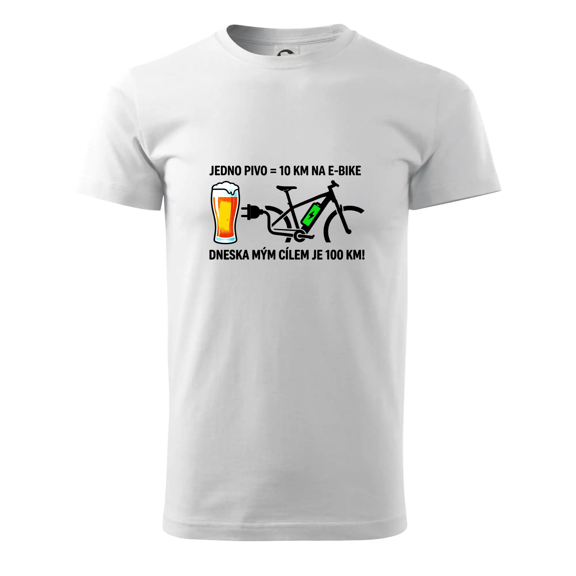 Jedno pivo = 10 km na E-bike. Dneska mým cílem je 100 km!