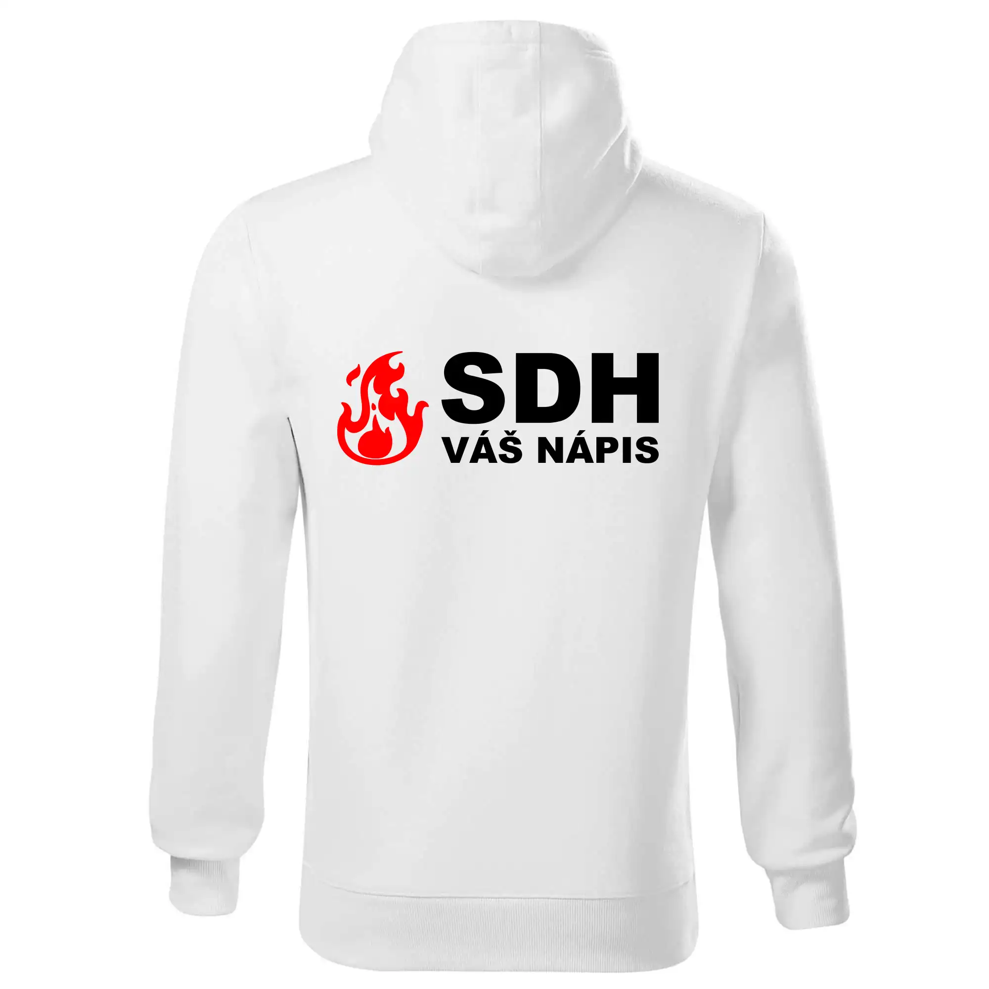 SDH nápis (oheň, firesport, název sboru - vlastní nápis)