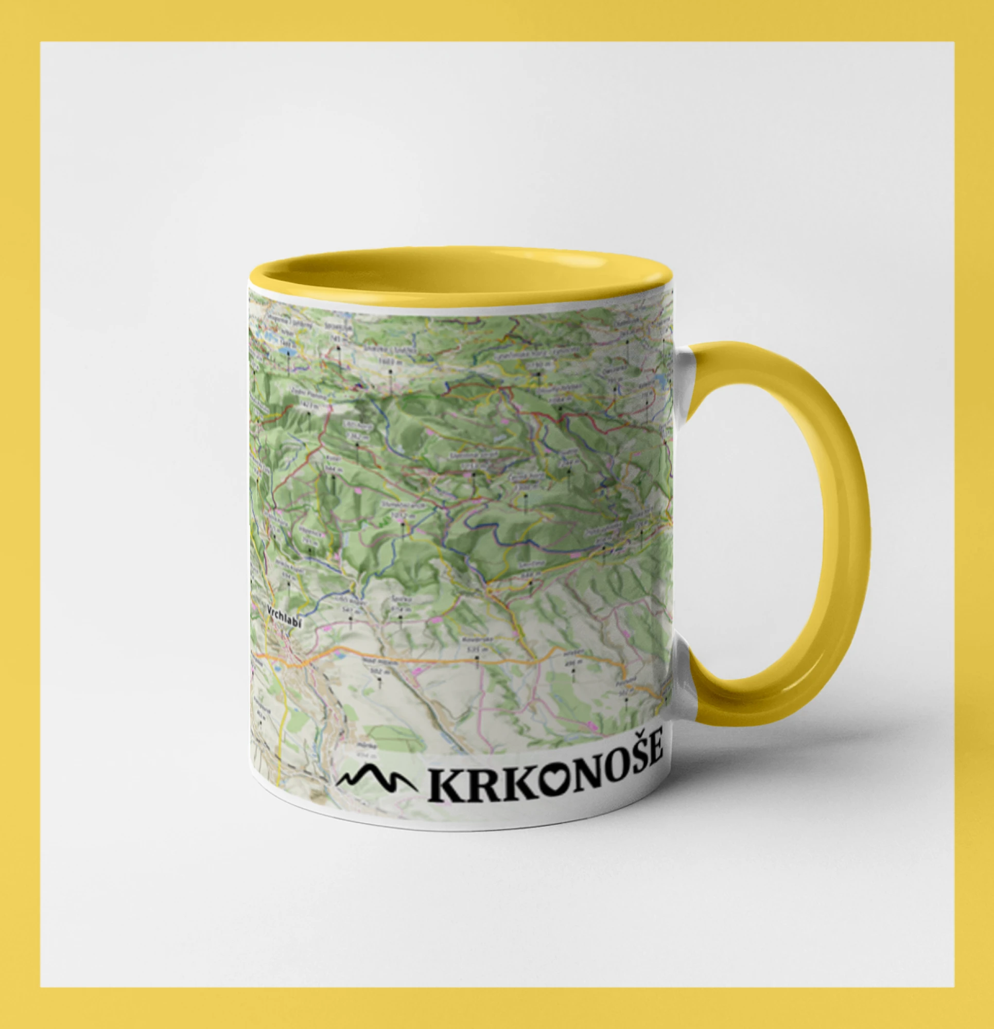 Hrnek - Krkonoše mapa