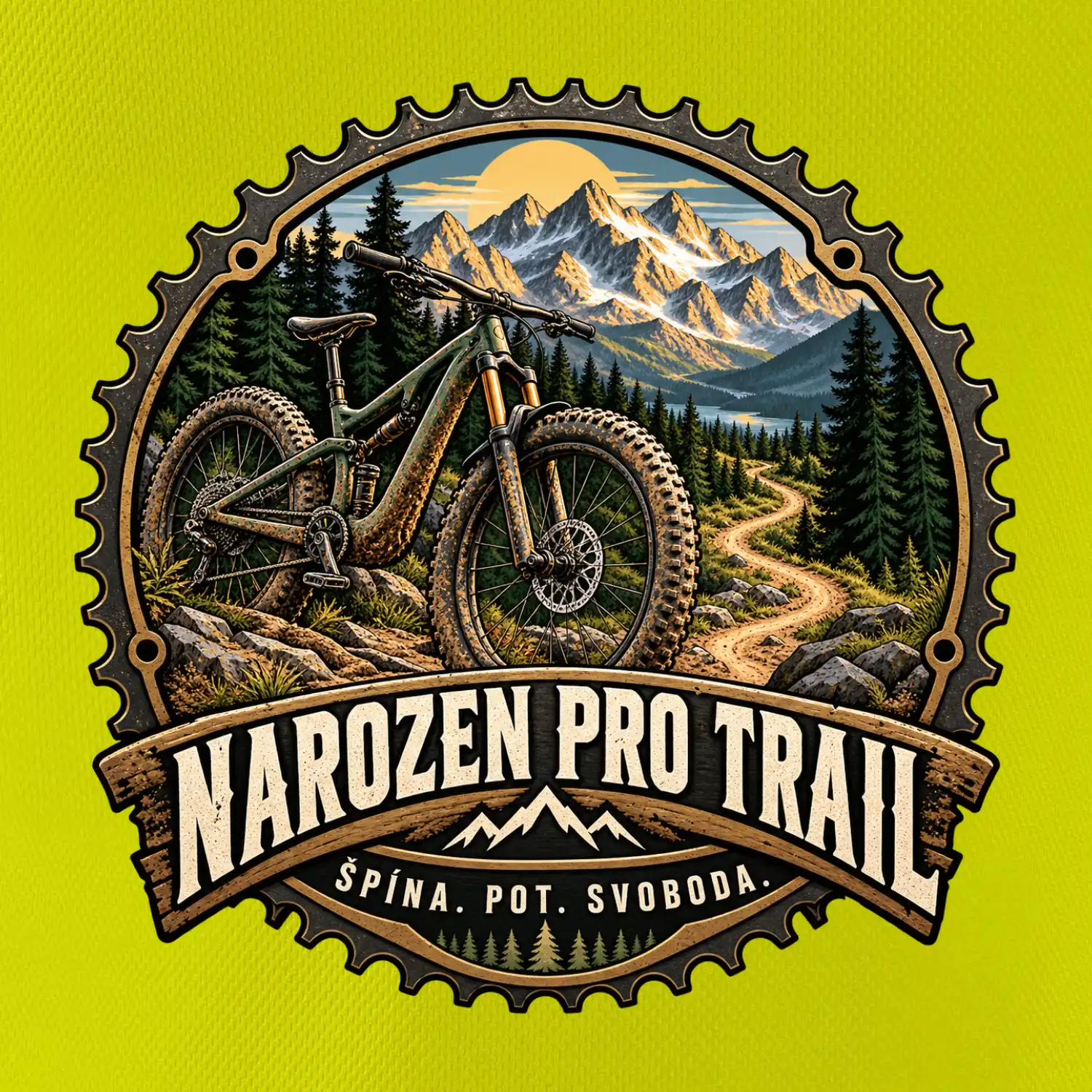 Narozen pro trail špína pot svoboda