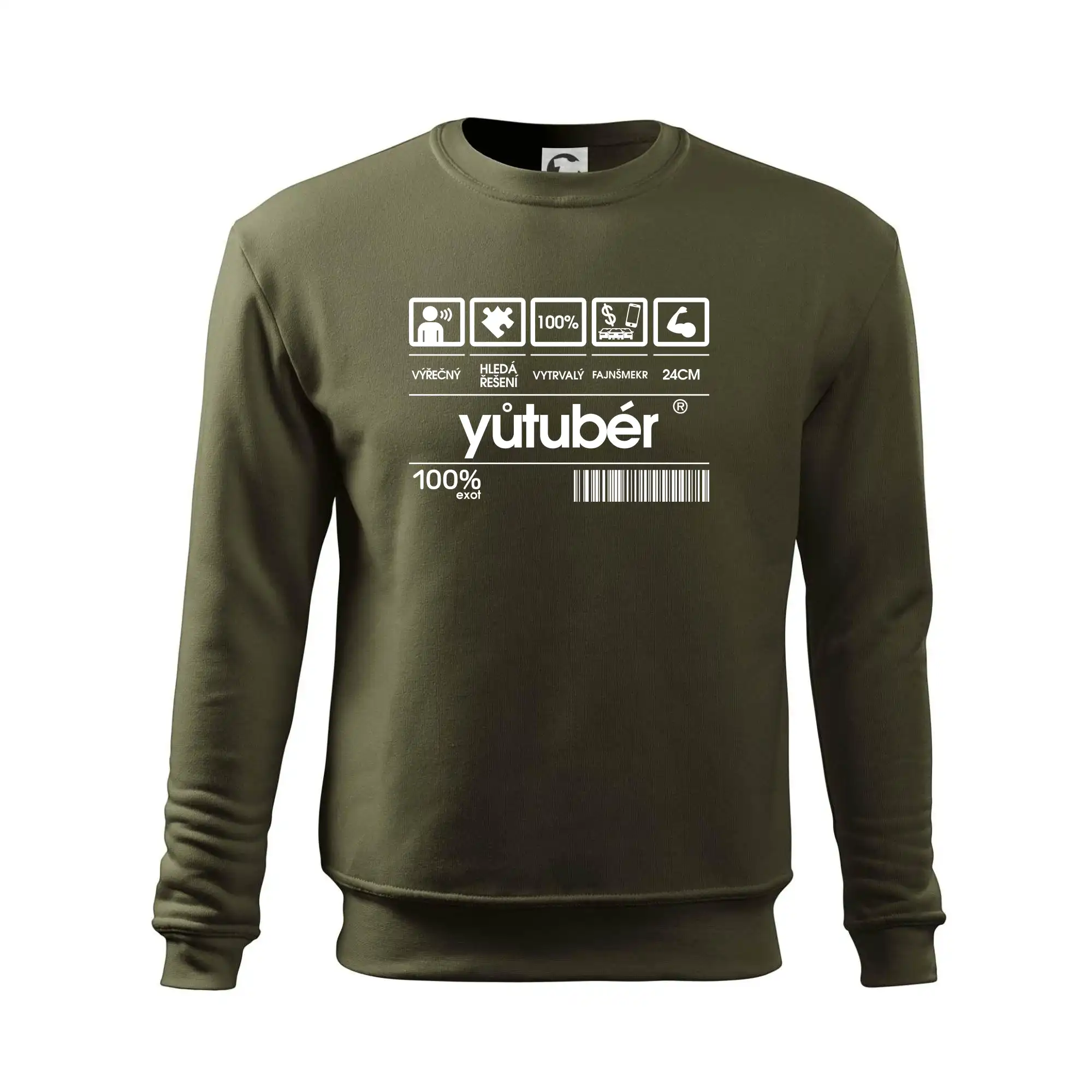 Čárový kód - youtuber