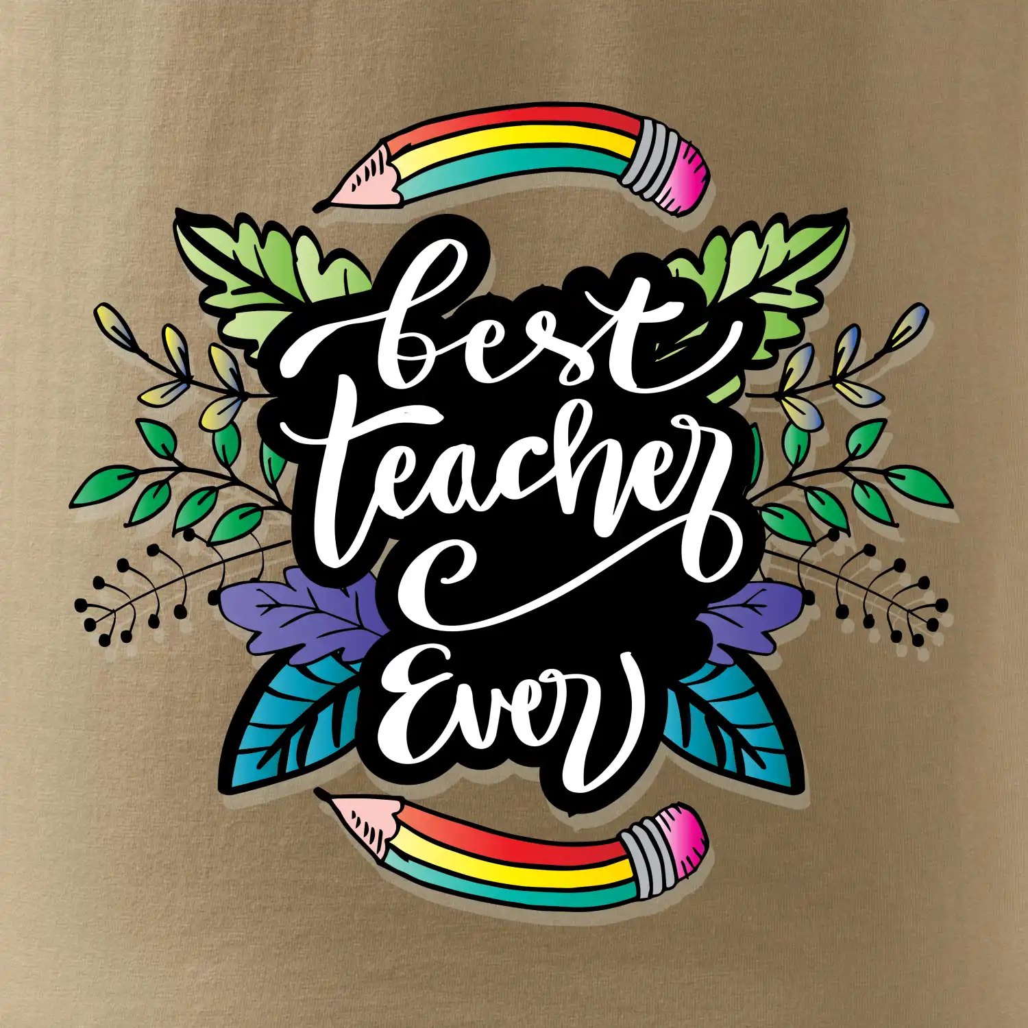 Barevné tužky best teacher ever