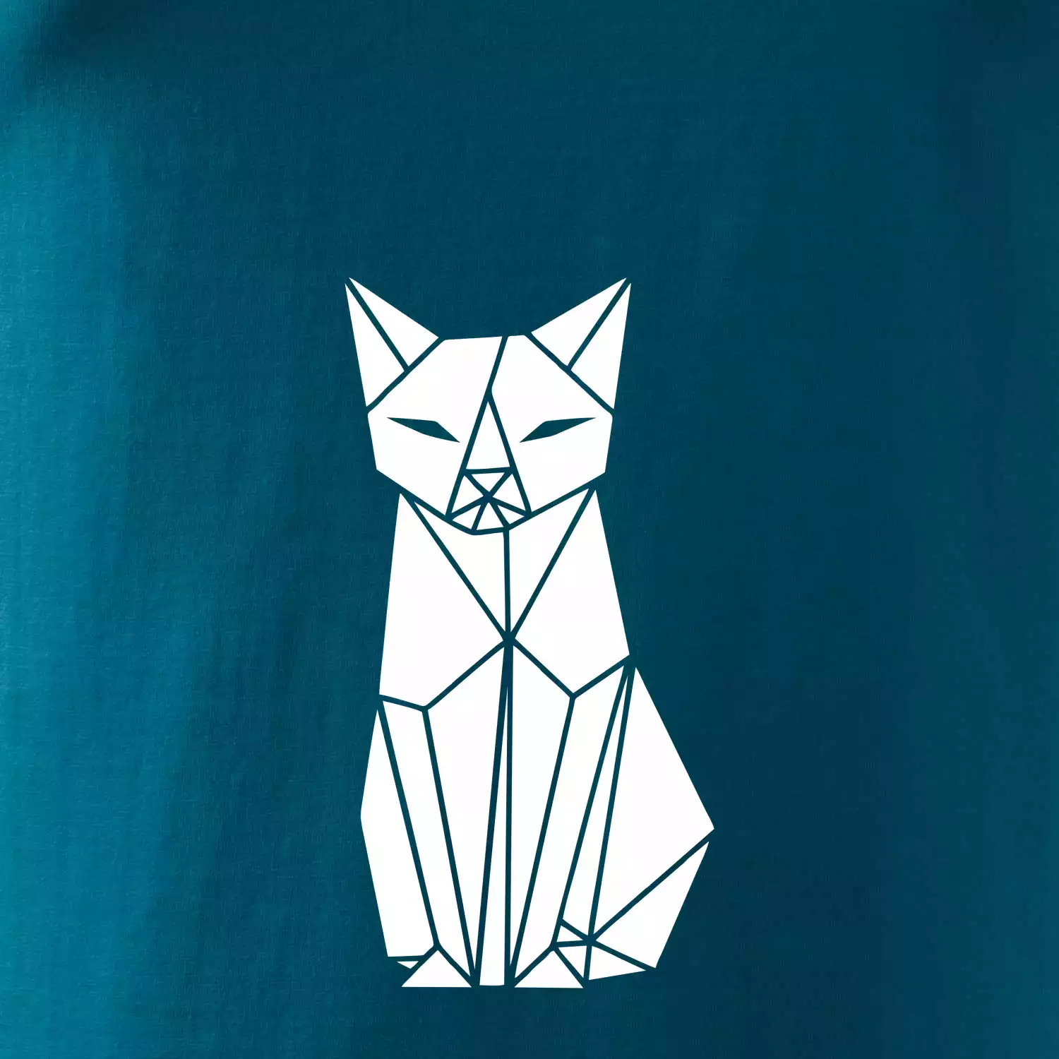 Origami kočka zepředu