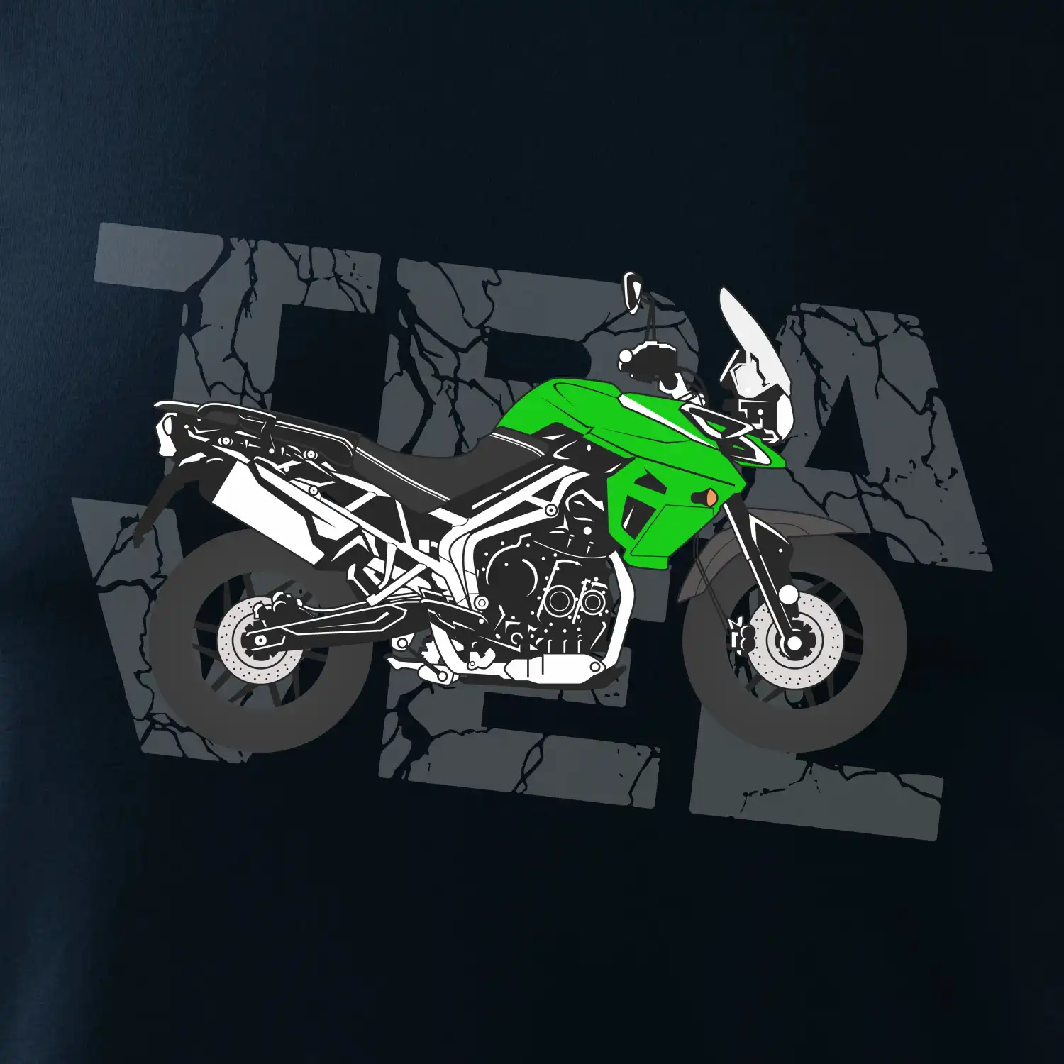 Cestovní enduro zelená