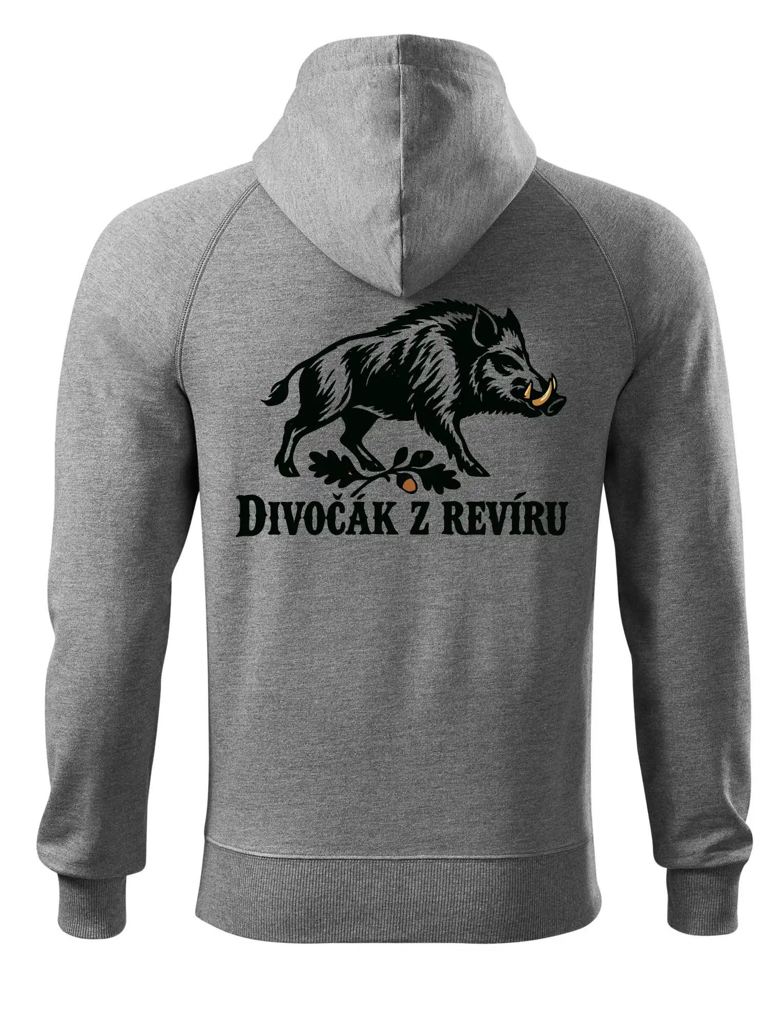 Divočák z revíru jednoduchý lovecký motiv