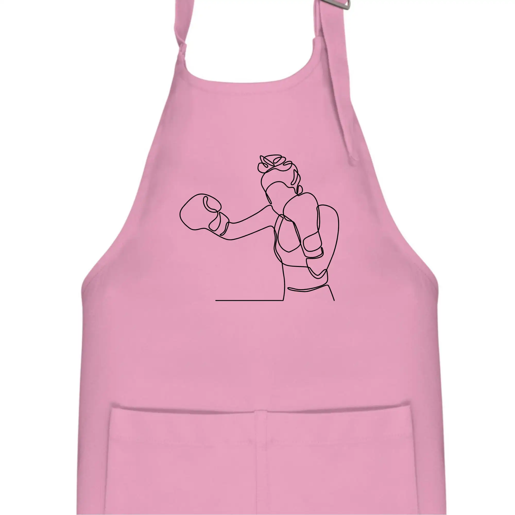 Žena boxerka jedním tahem