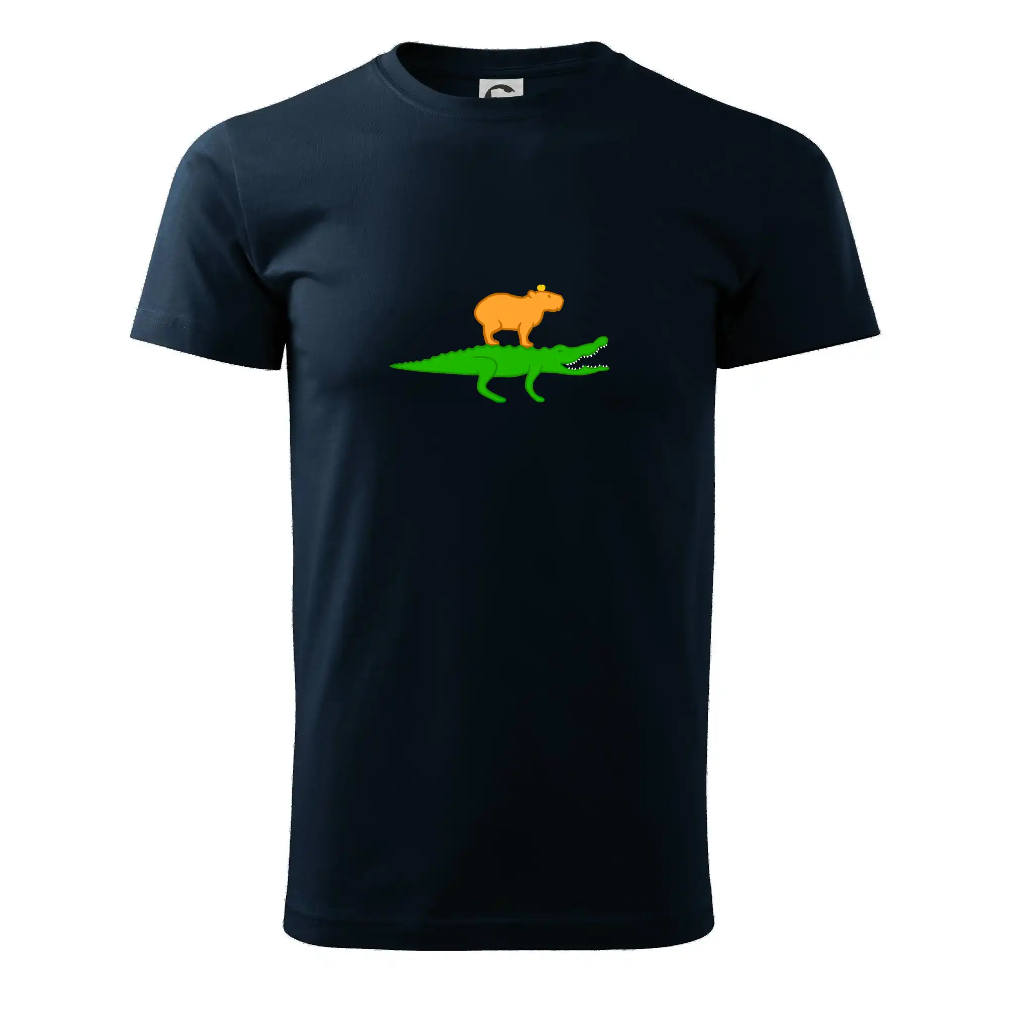 Kapybara na krokodýlovi (Moňas)