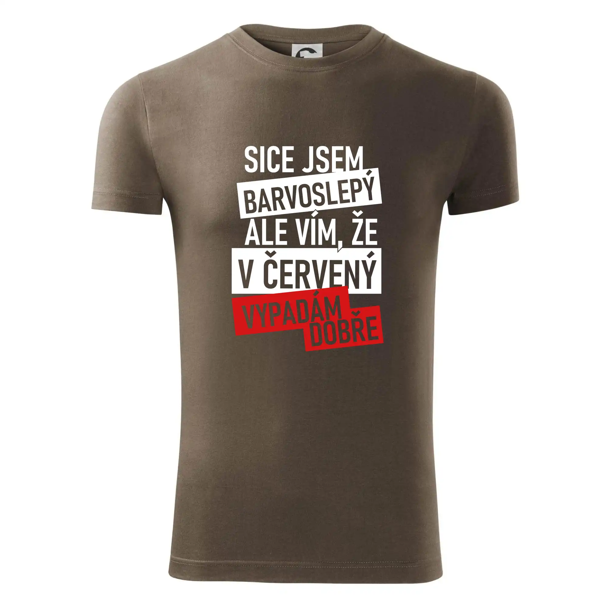 Sice jsem barvoslepý, ale vím, že v červené vypadám dobře
