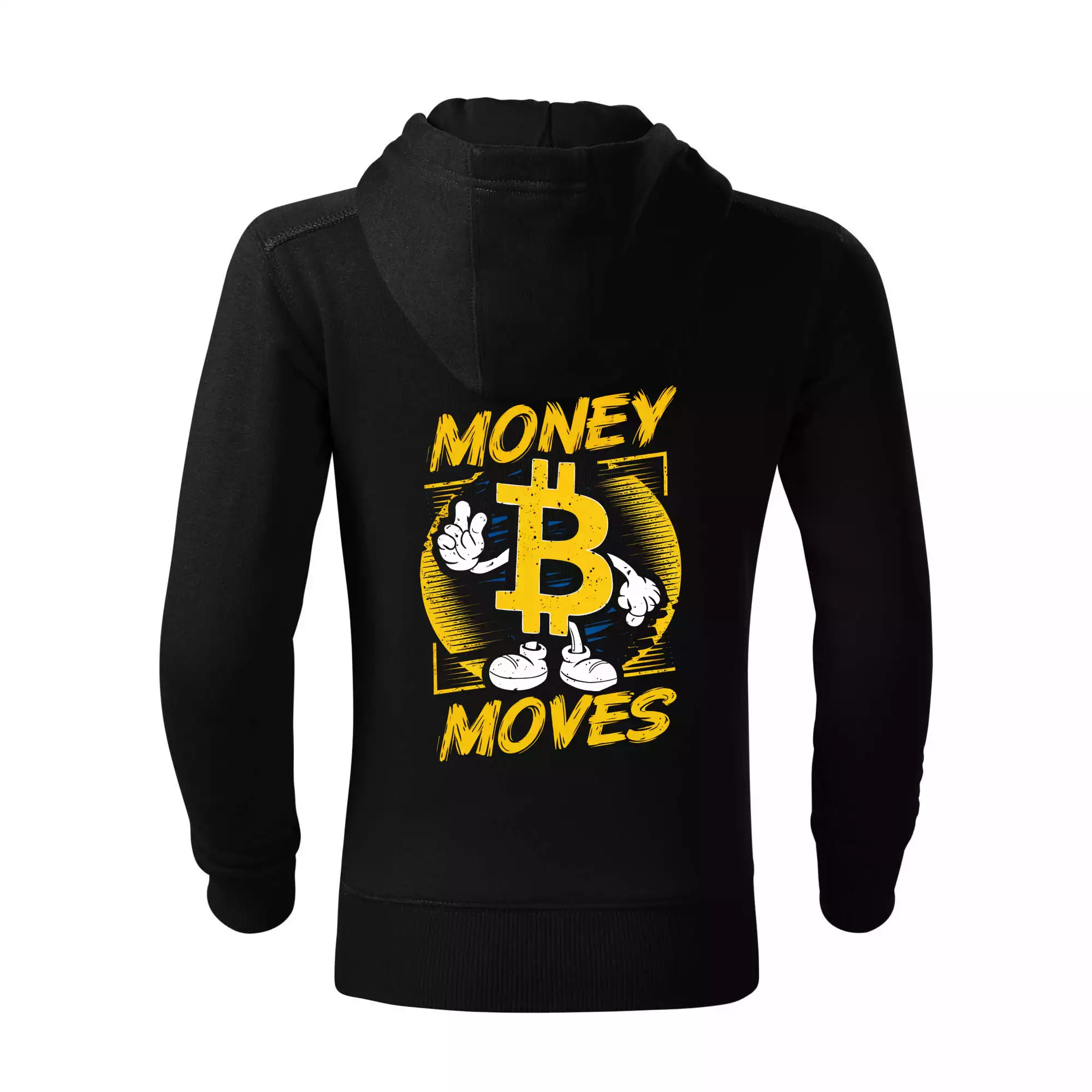 Money moves bitcoin mascot