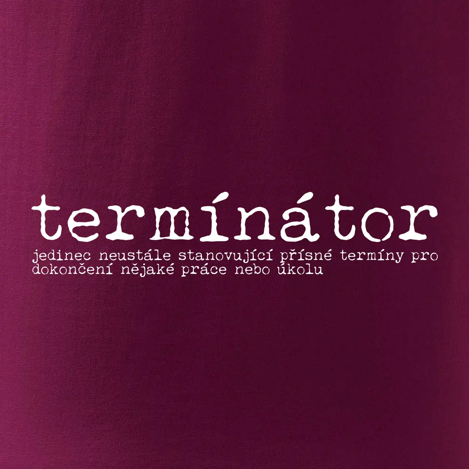 Čeština 2.0 - termínátor