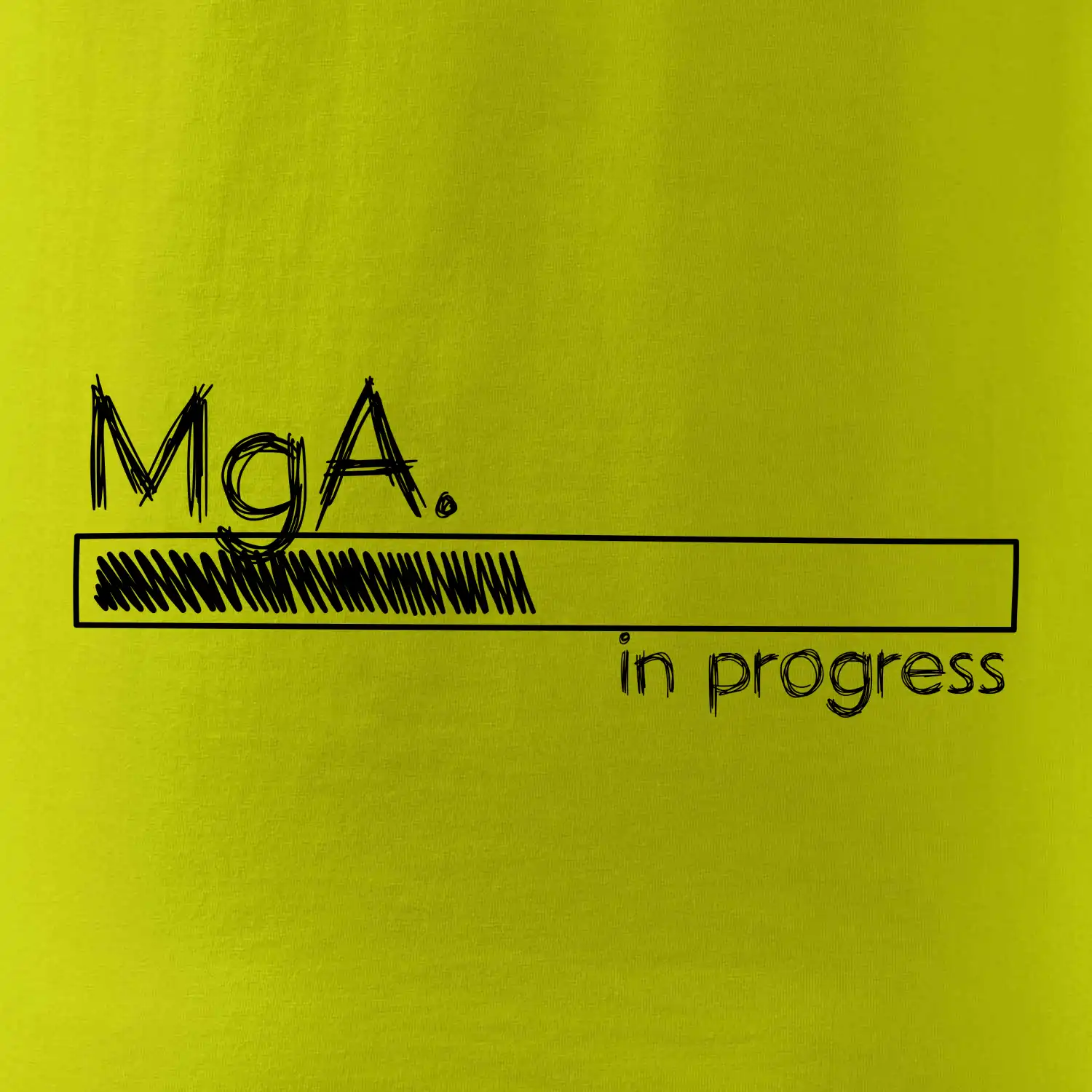 In progress titul MgA.  magistr / magistra umění