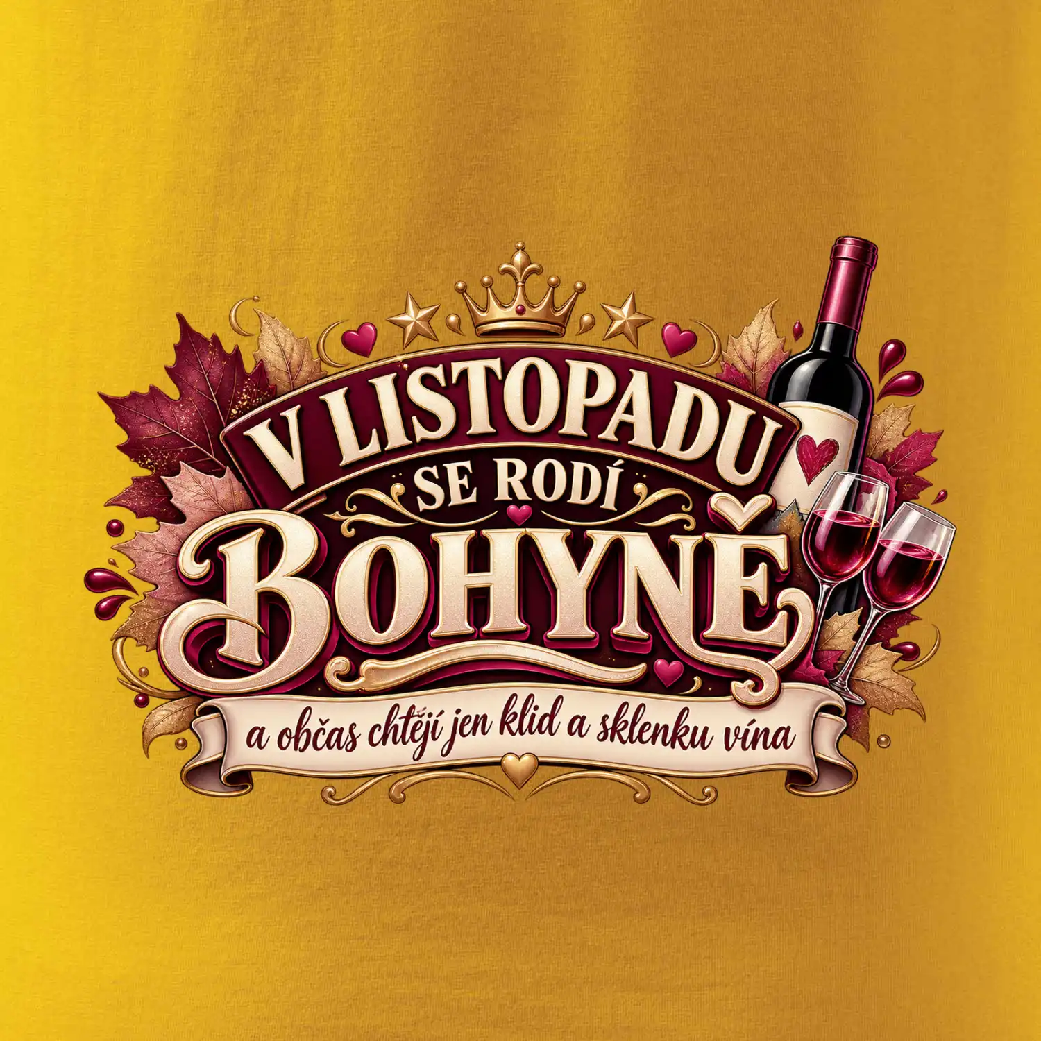 V listopadu se rodí bohyně vína