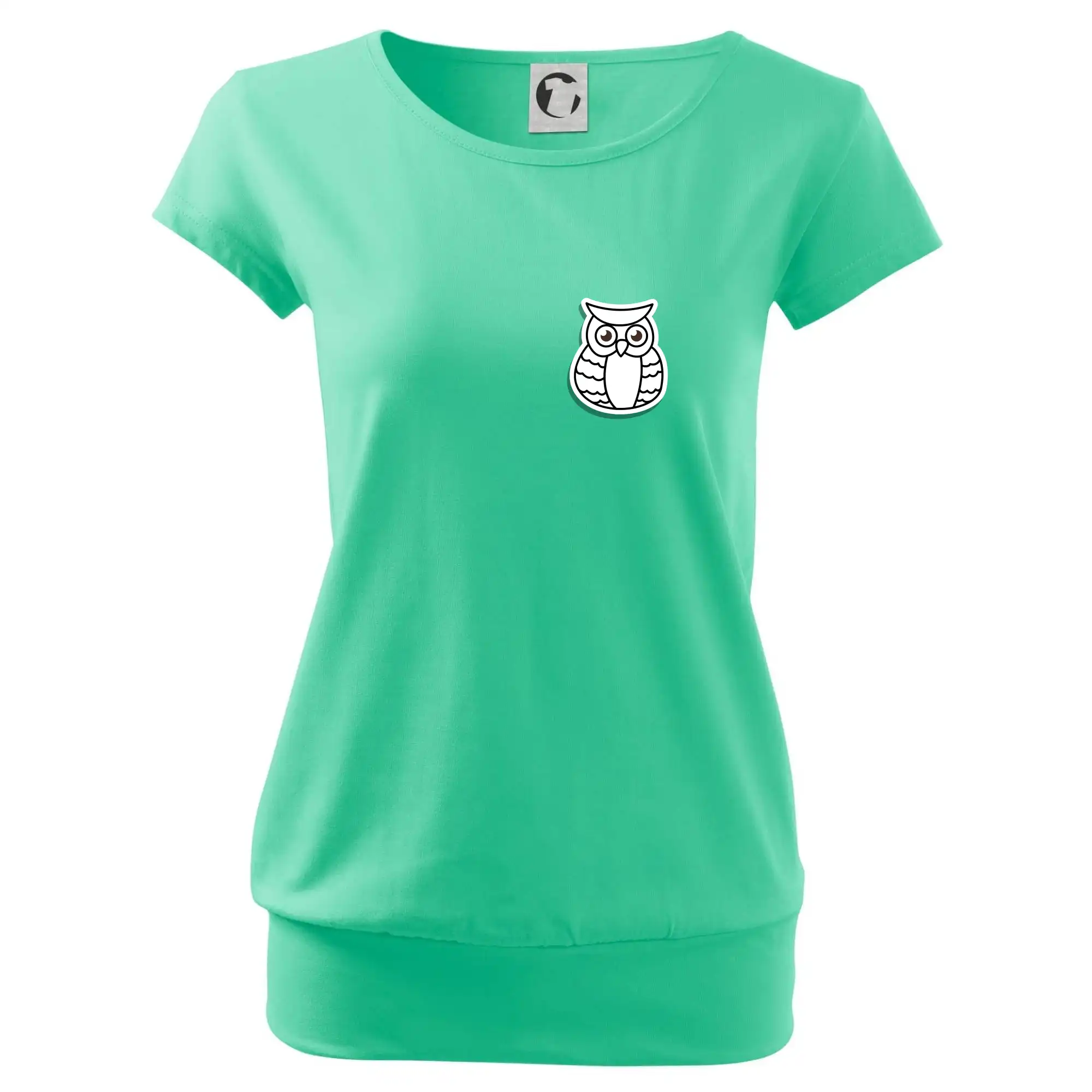 Sova kreslená na prsu