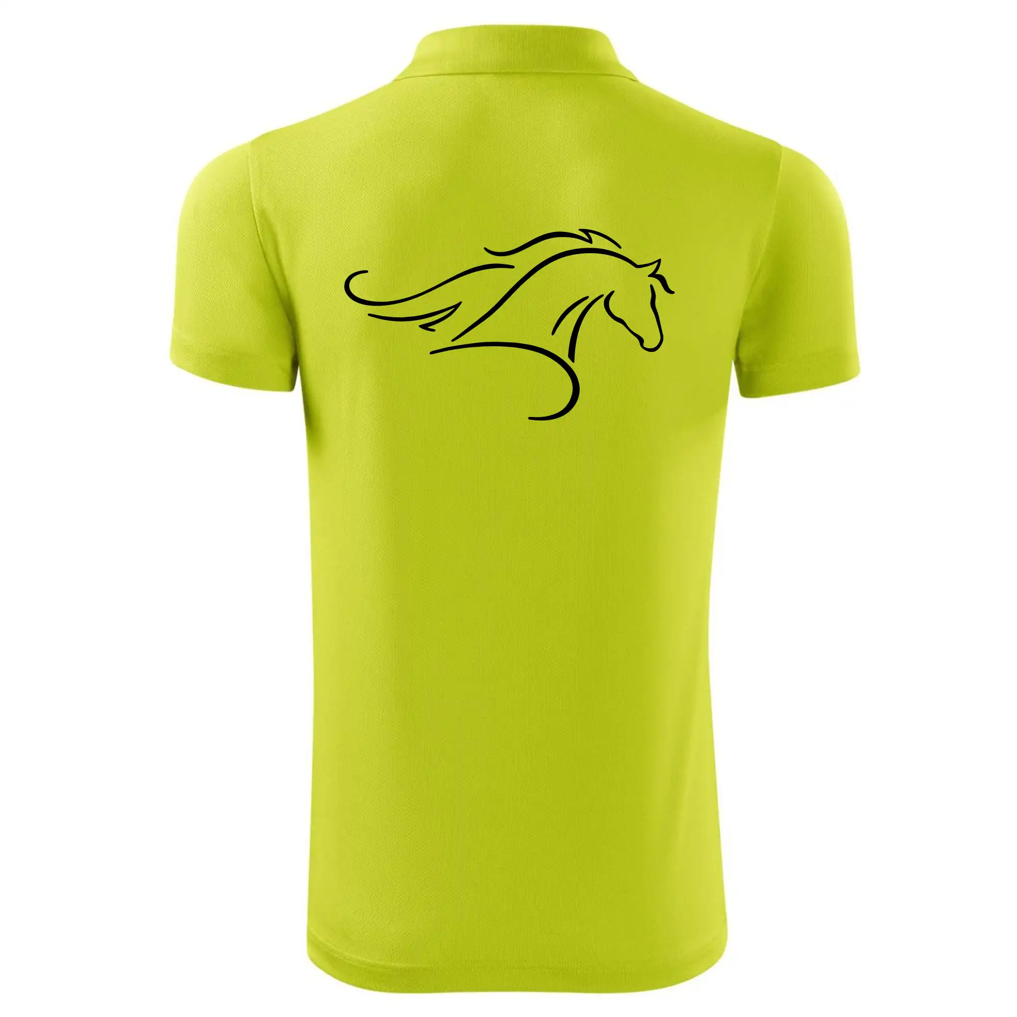 Kůň - bežící silueta hlavy