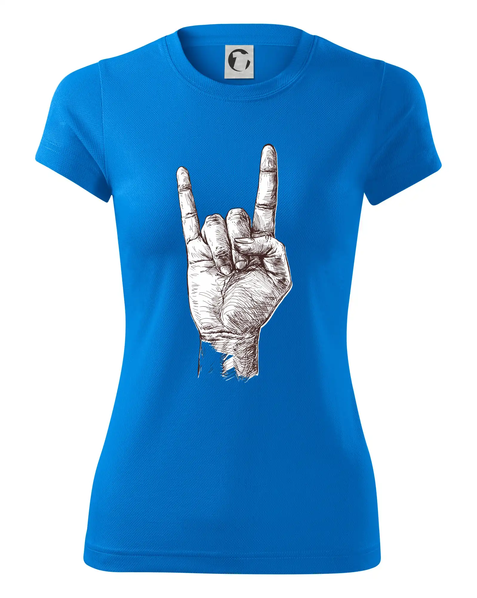 Rocková ruka kreslená