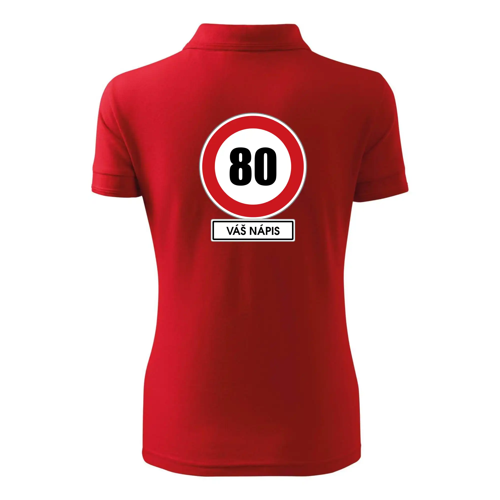 Dopravní značka - rychlost 80 - váš nápis