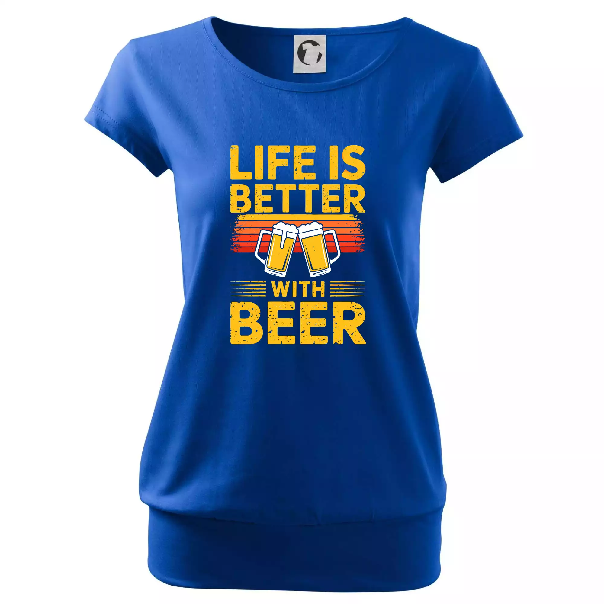 Life is better with beer - oranžové