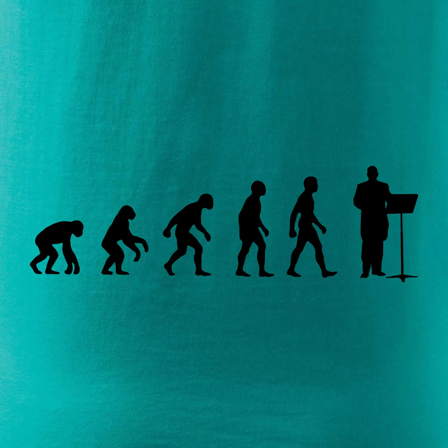 Evoluce sbormistr zepředu