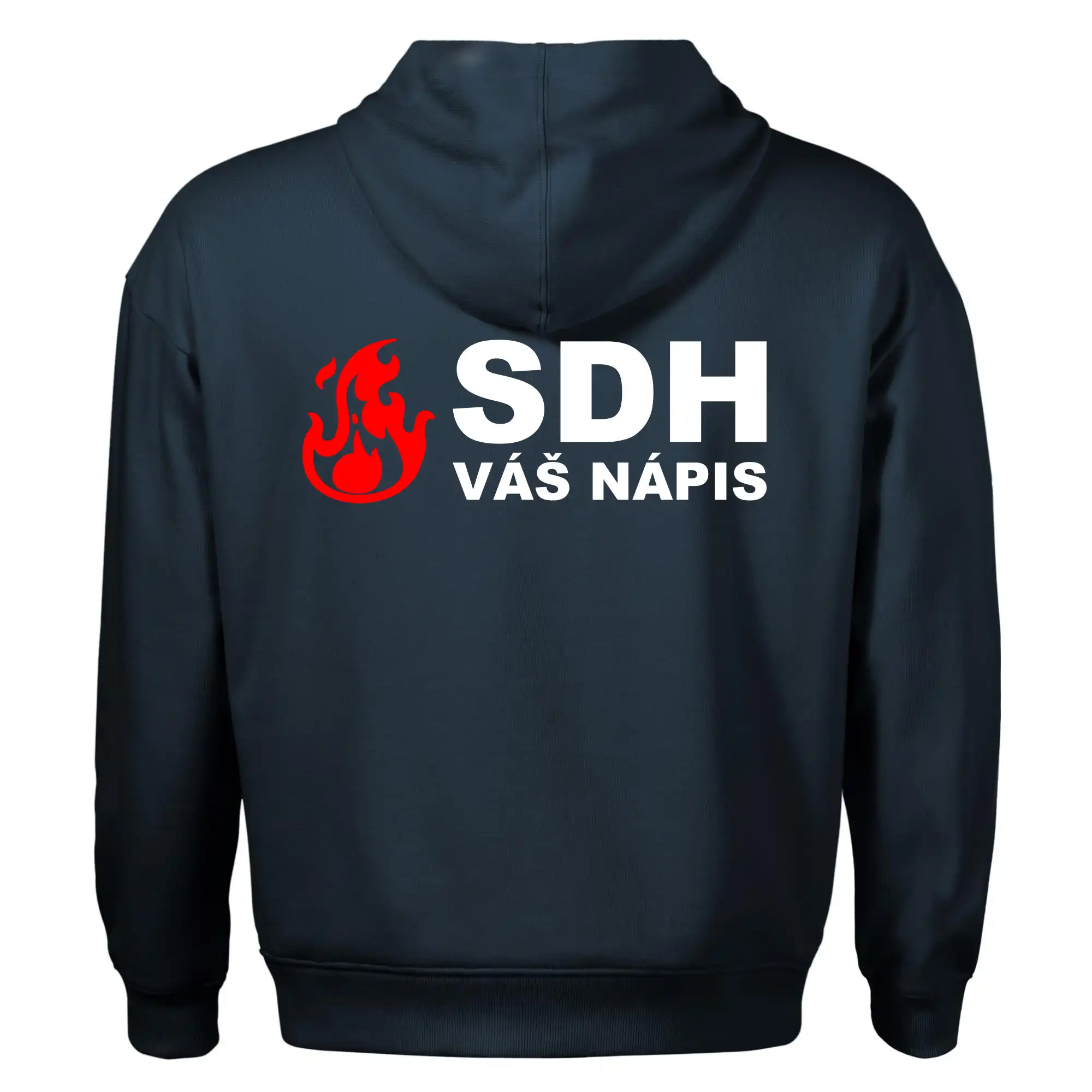 SDH nápis (oheň, firesport, název sboru - vlastní nápis)