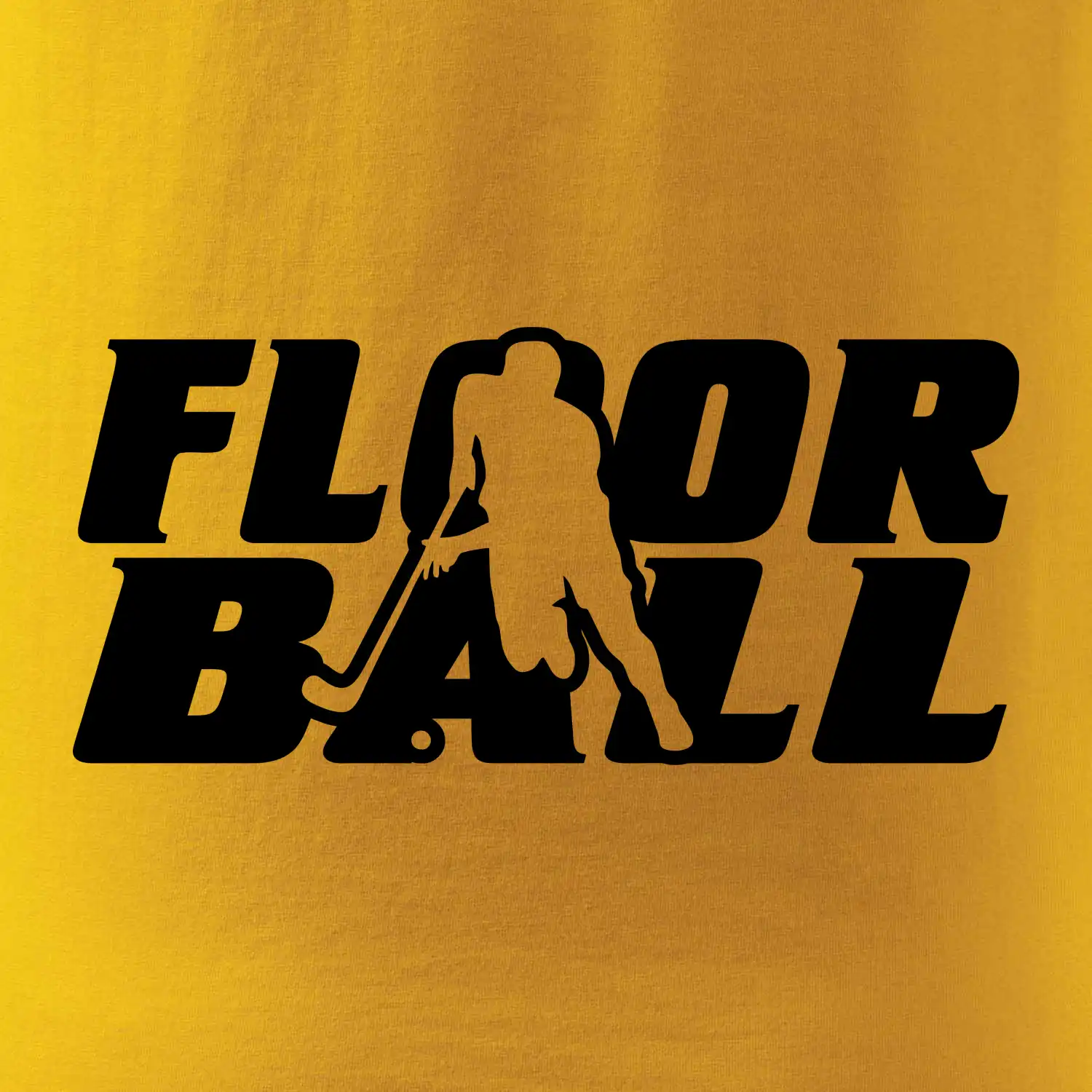 Floorball nápis rovný