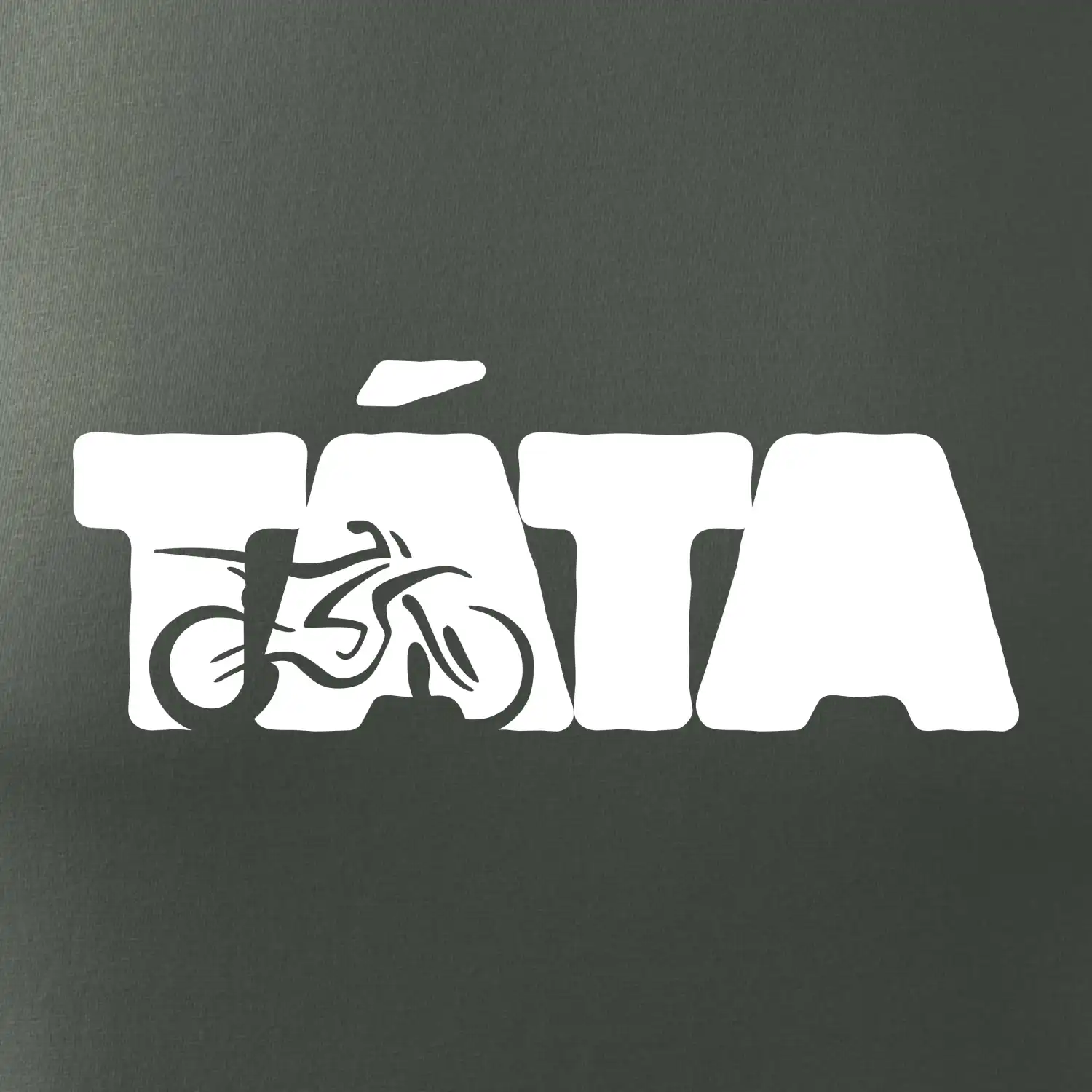 Táta nápis - motorka enduro