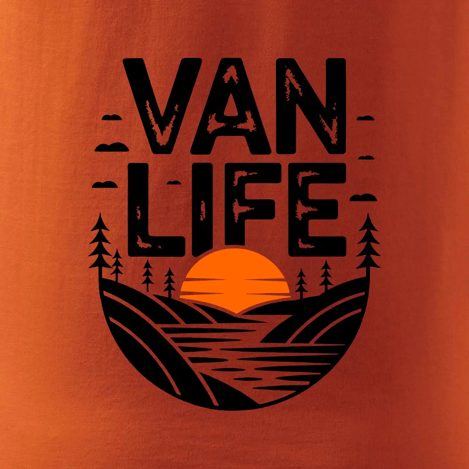 Van life a  Západ slunce