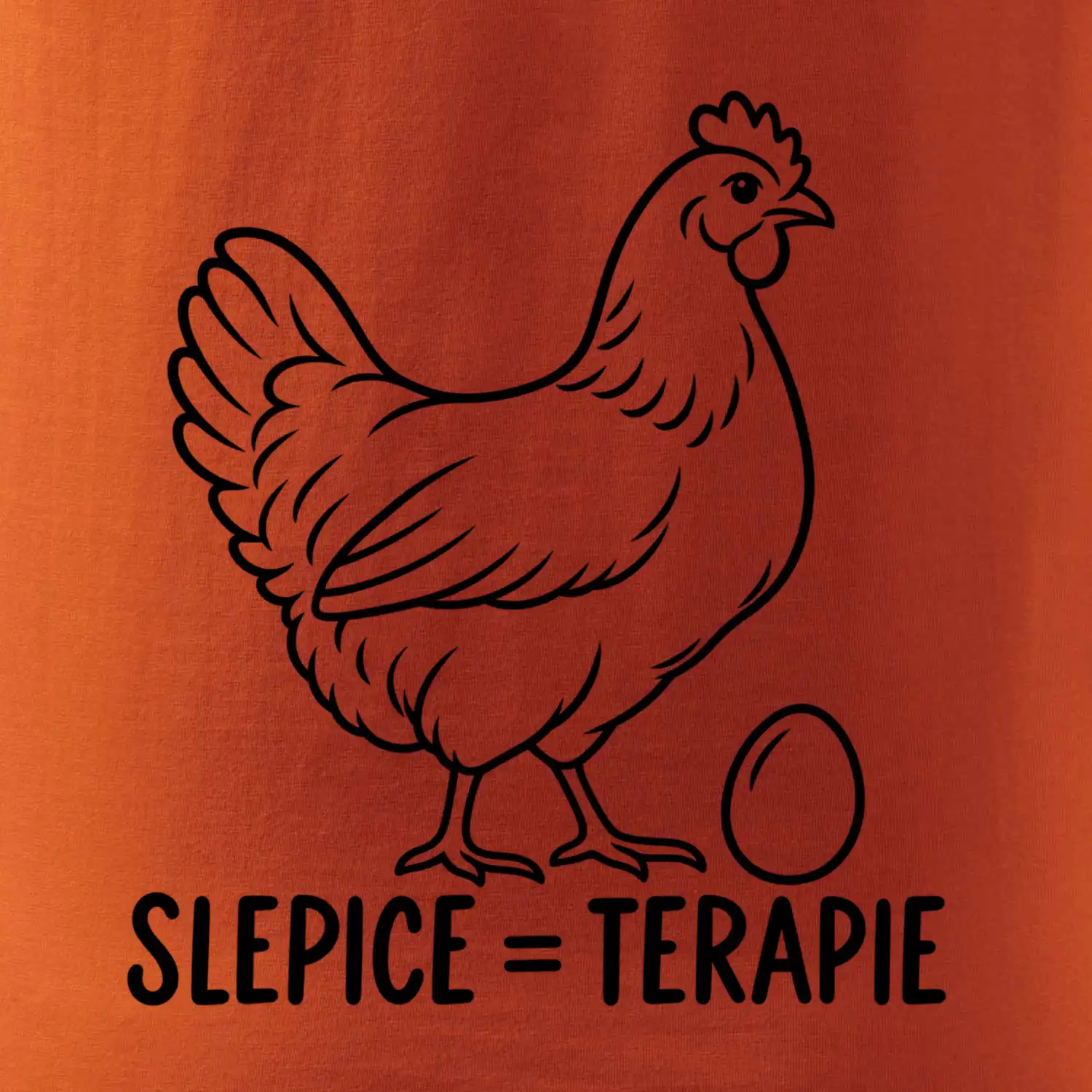 Slepičí terapie slepice a vejce